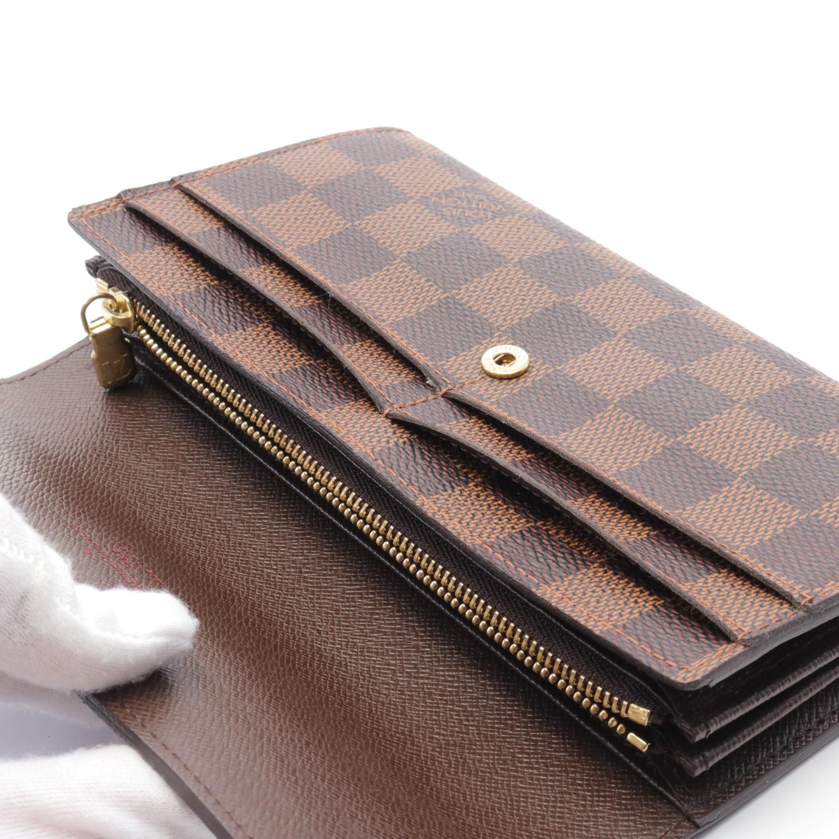 Louis Vuitton Damier Leather Long Wallet N61734