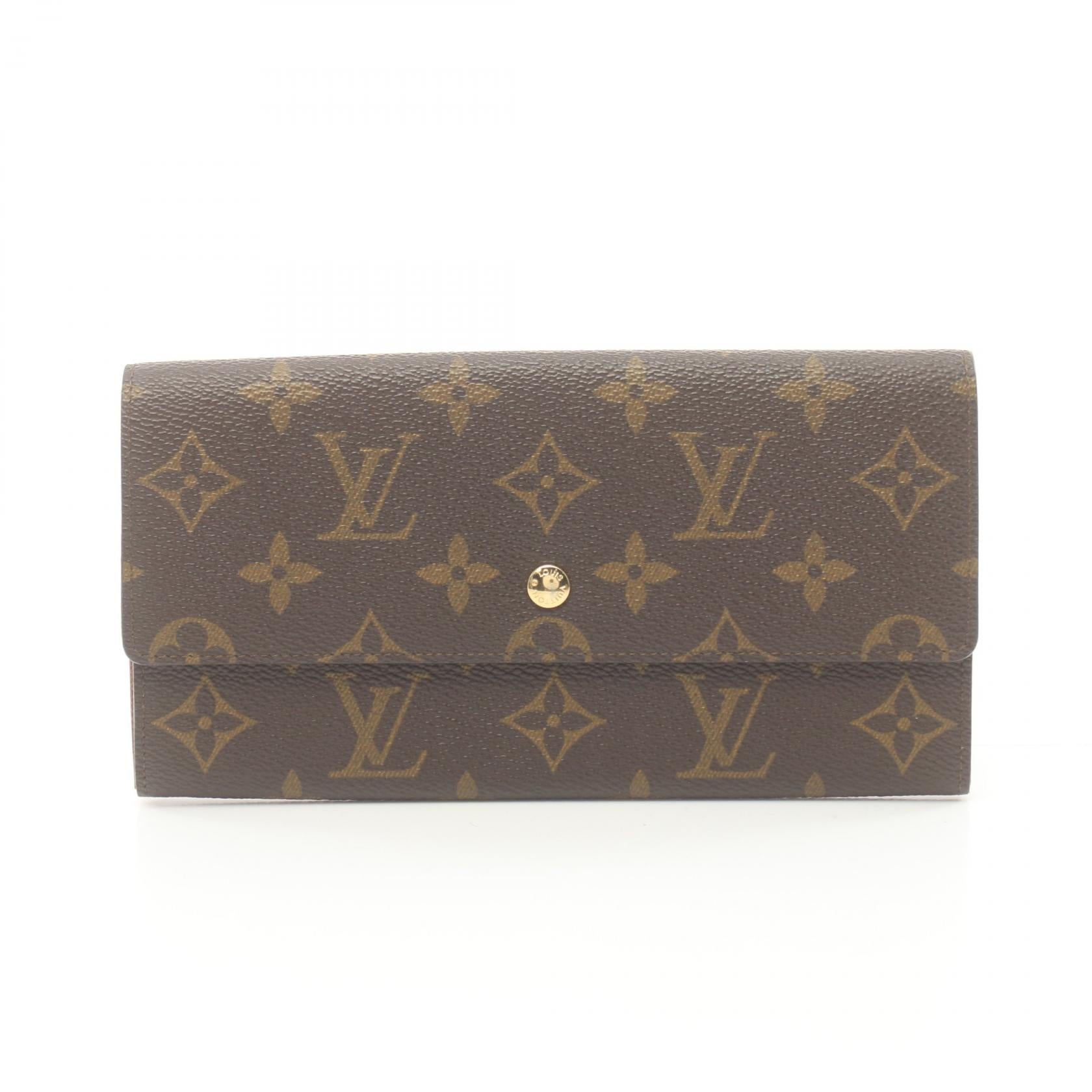 Louis Vuitton Monogram Portefeuille Sarah Canvas Long Wallet M61724 in Very Good Condition