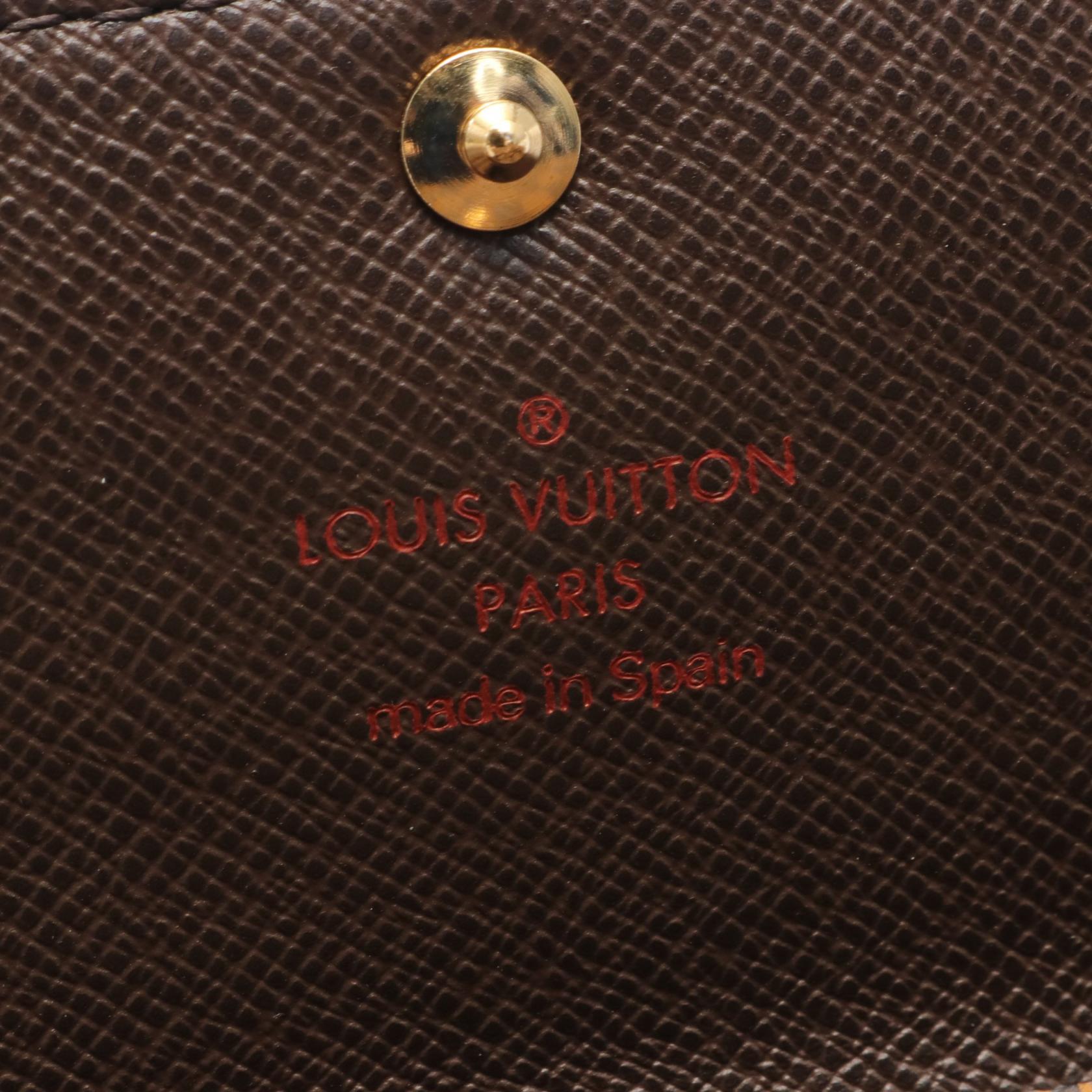 Louis Vuitton Damier Ebene Wallet N61734