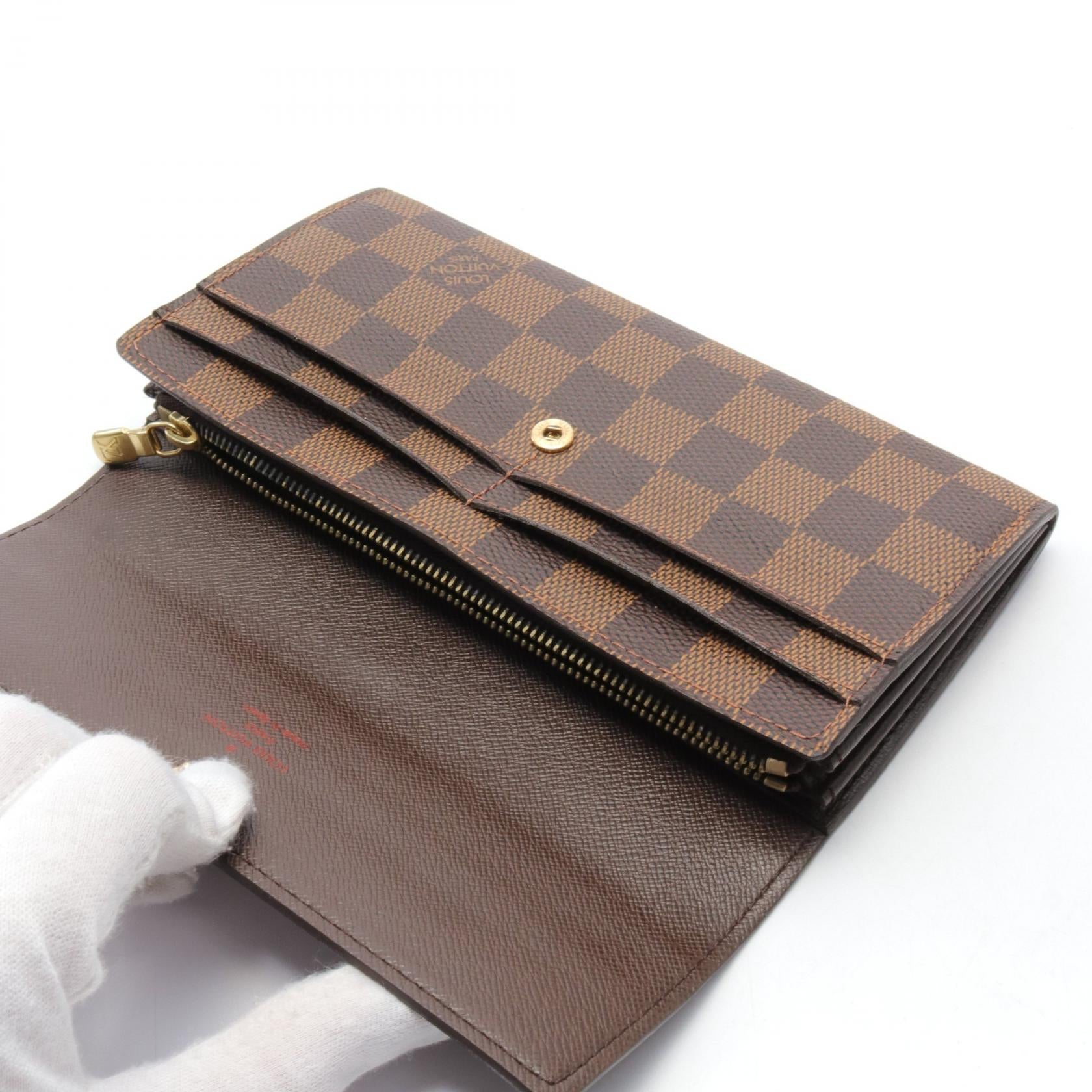 Louis Vuitton Damier Ebene Wallet N61734