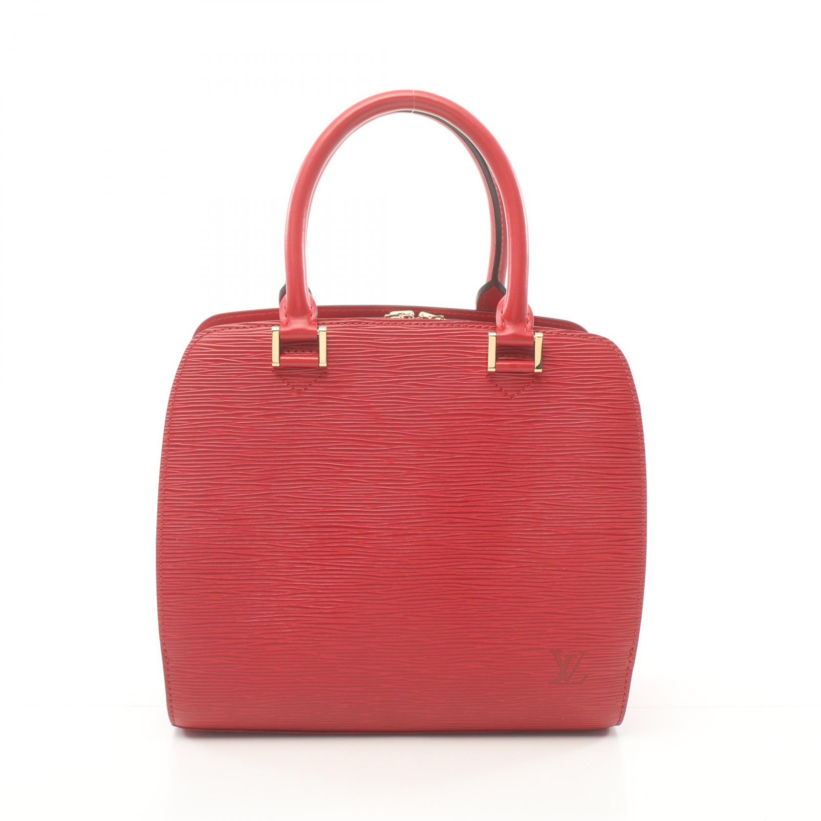 Louis Vuitton Pont Neuf Epi Red Leather Handbag M52057