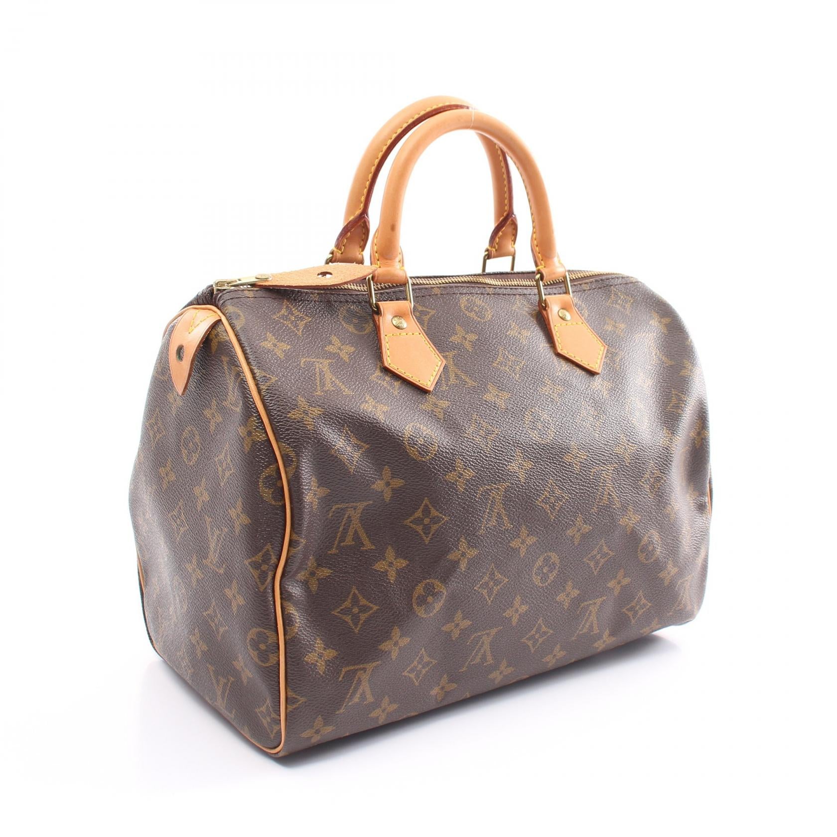 Louis Vuitton Speedy 30 Canvas Handbag M41526 in Very Good Condition