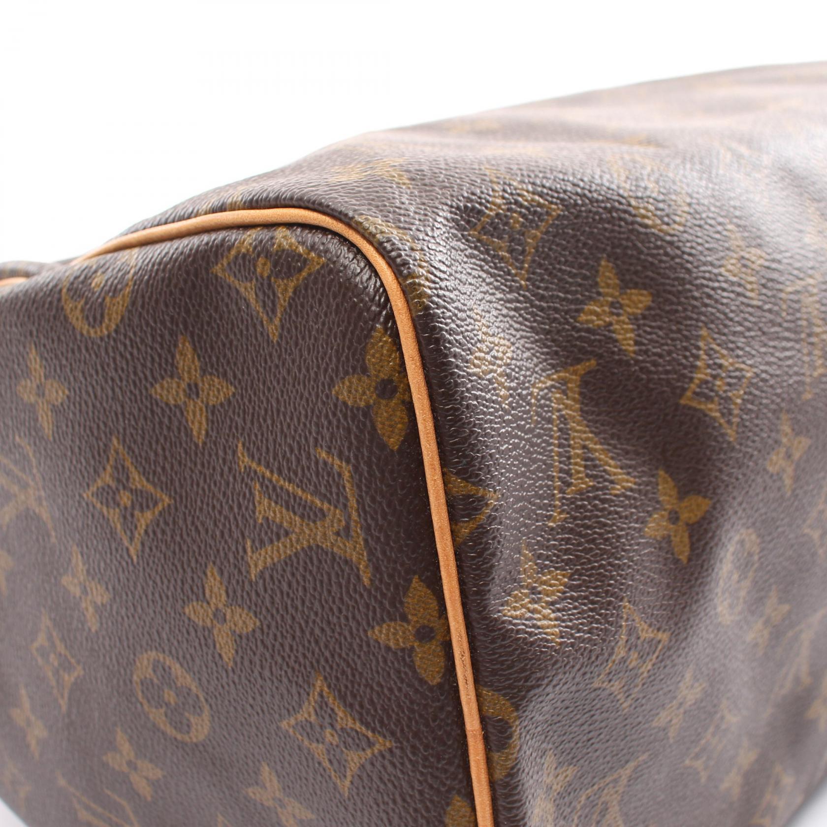 Louis Vuitton Speedy 30 Canvas Handbag M41526 in Very Good Condition