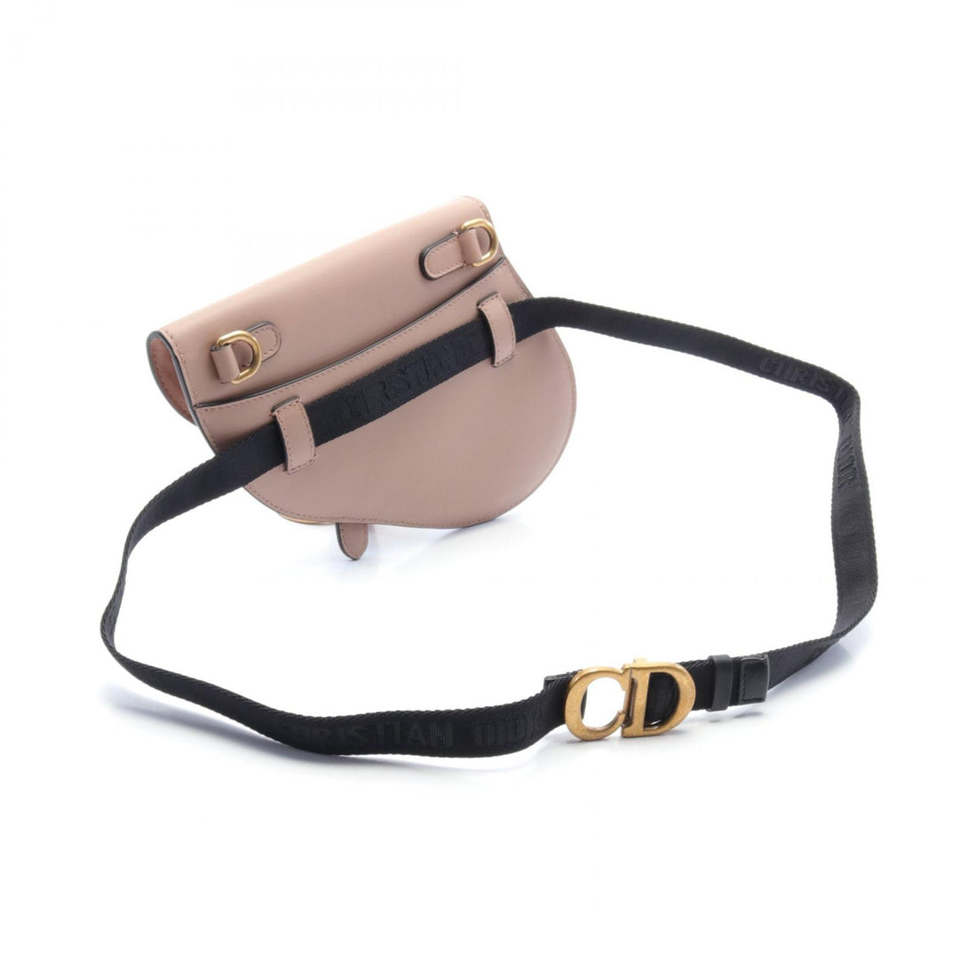 Dior Saddle Leather Waist Bag Pink