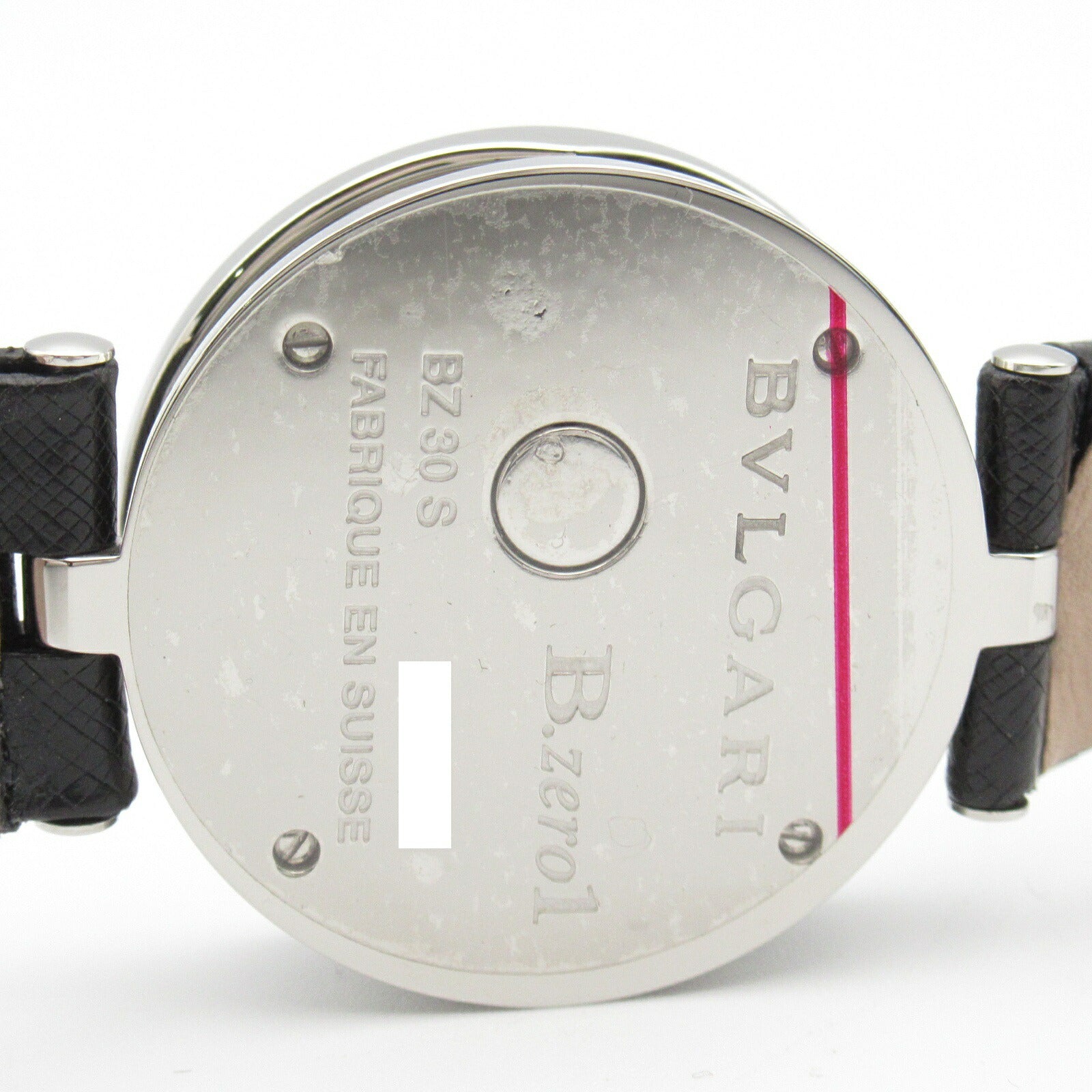 Bvlgari B-zero1 Stainless Steel Leather Watch BZ30S