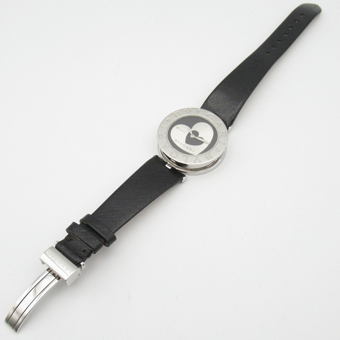 Bvlgari B-zero1 Stainless Steel Leather Watch BZ30S