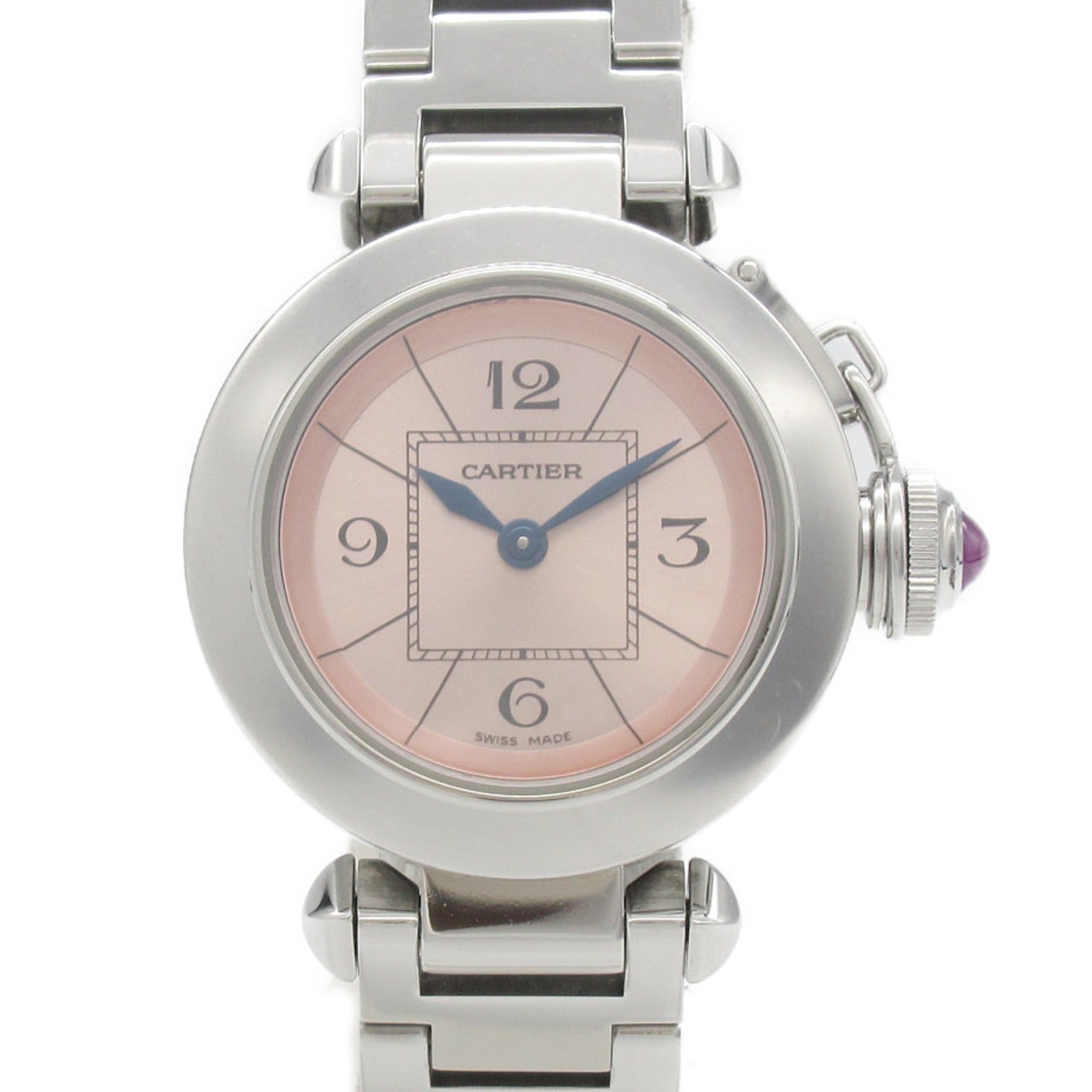 Cartier Miss Pasha Stainless Steel Watch W3140008