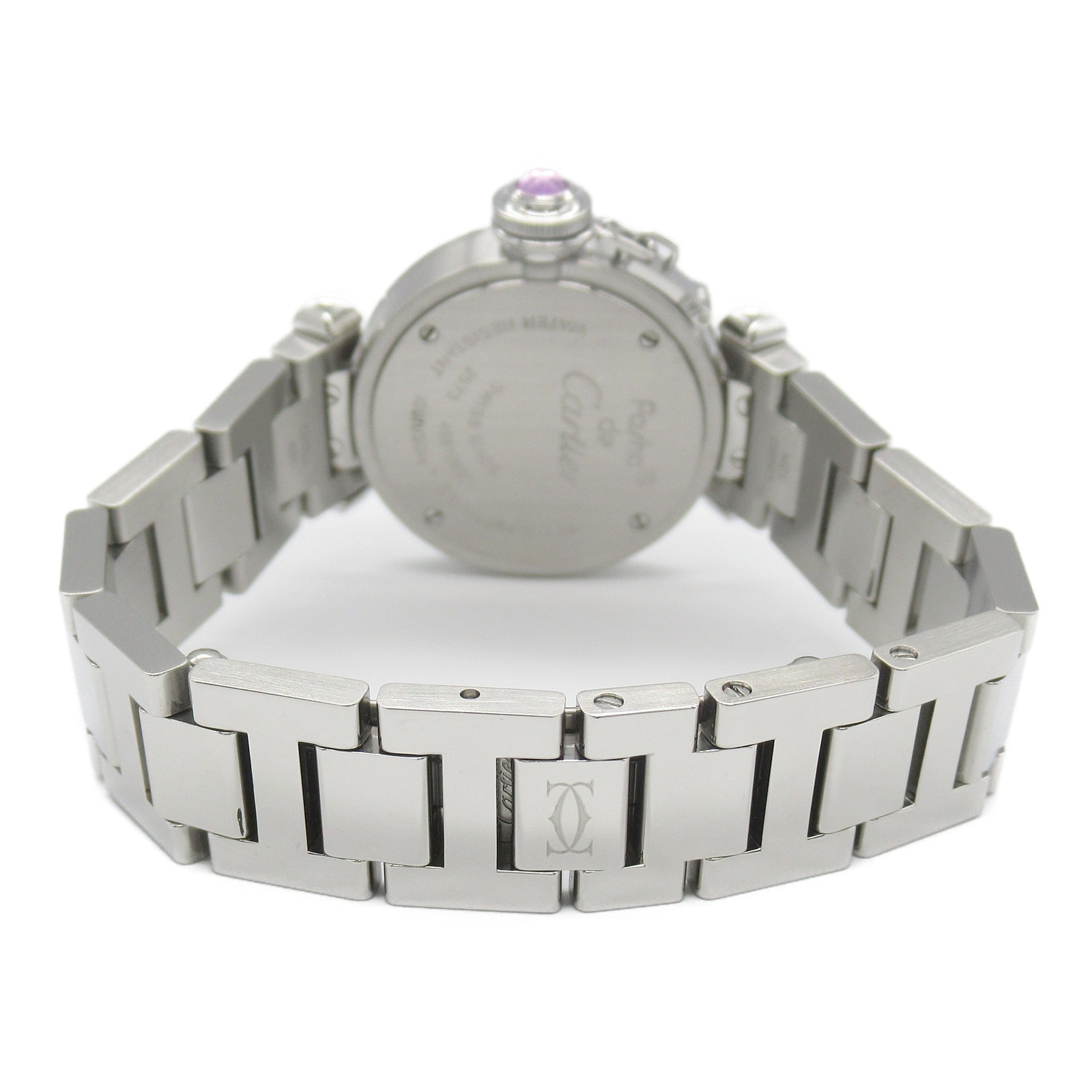 Cartier Miss Pasha Stainless Steel Watch W3140008