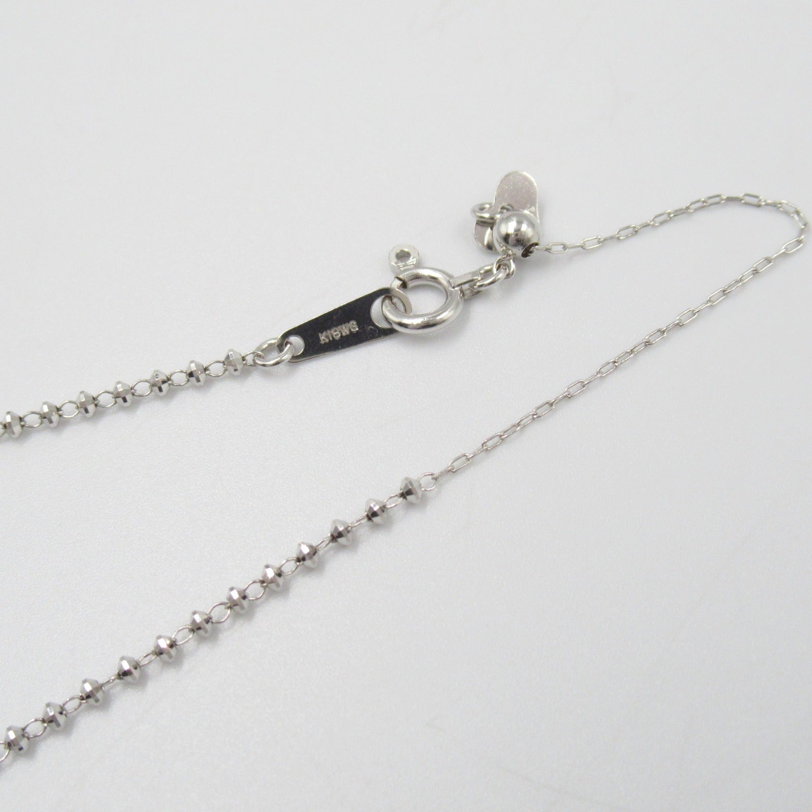 K18WG White Gold Diamond Necklace