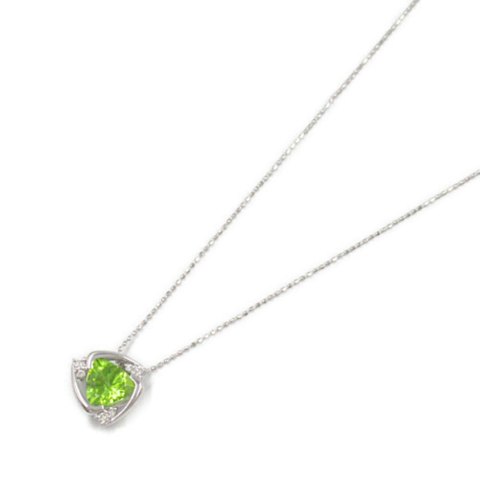 LuxUness 18K Peridot Necklace  Metal Necklace in Great Condition