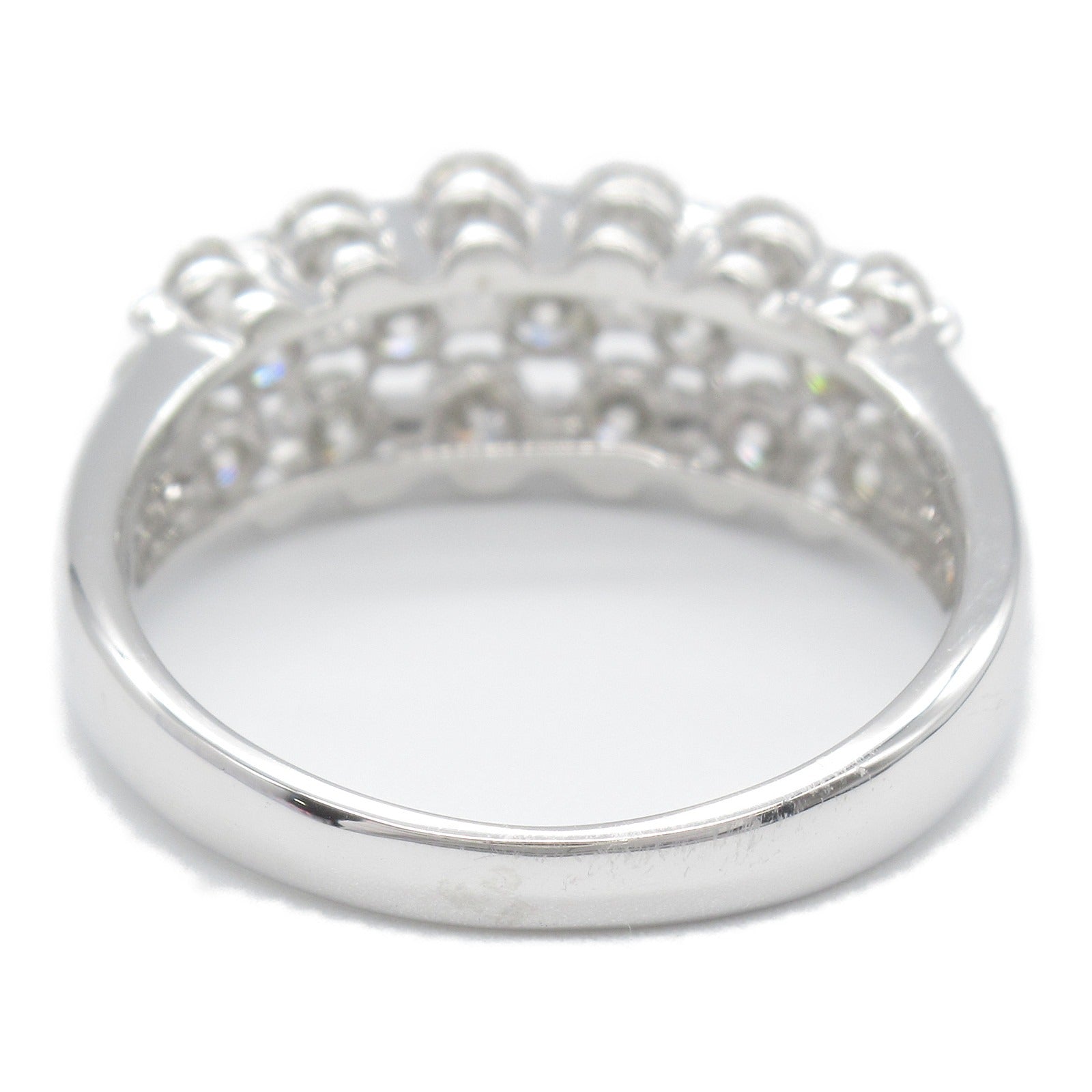 K18WG White Gold Diamond Ring Jewelry