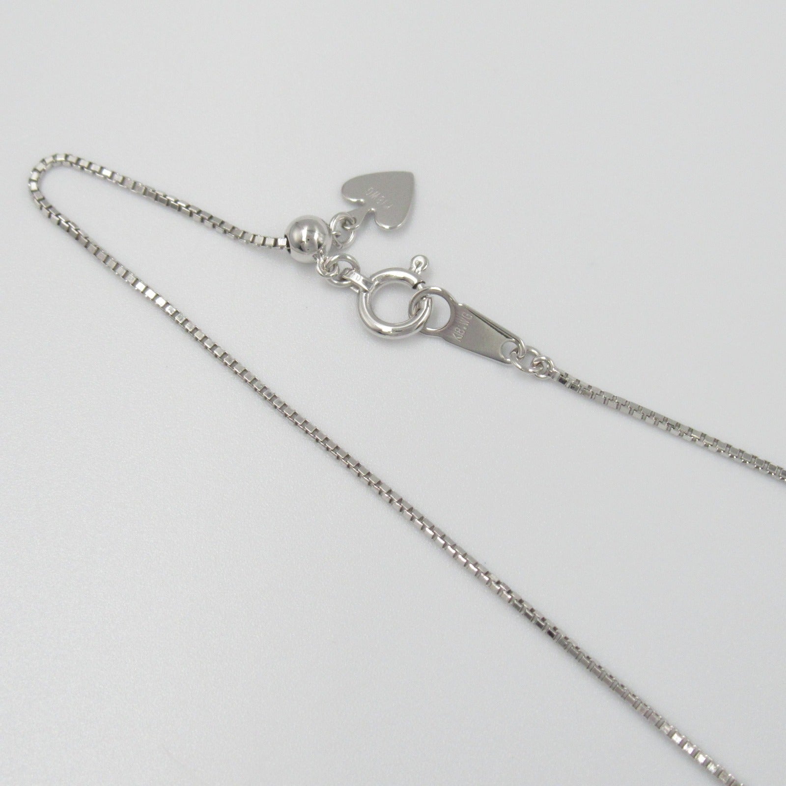 K18WG White Gold Diamond Necklace