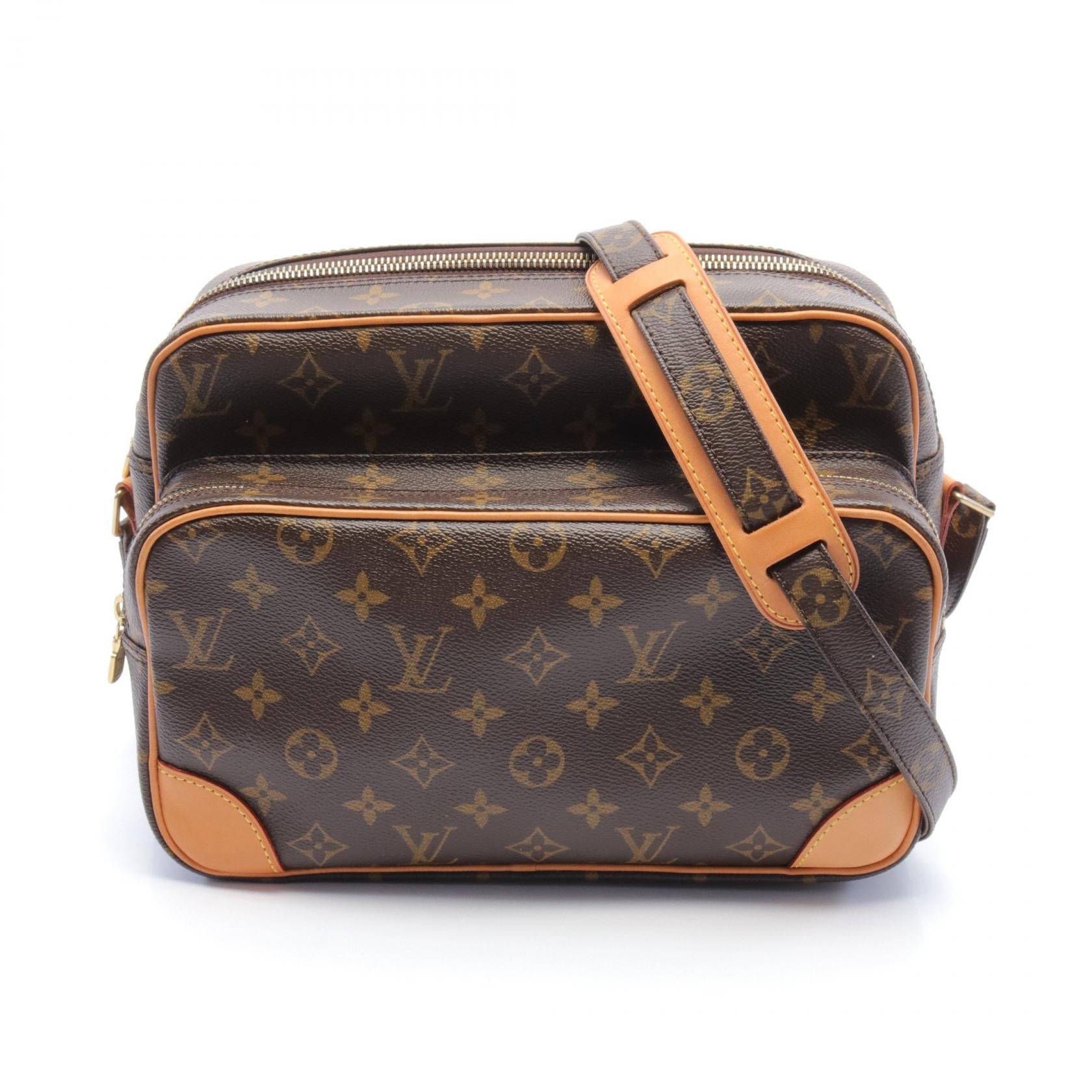 Louis Vuitton Nile Canvas Shoulder Bag M45244 in Great Condition