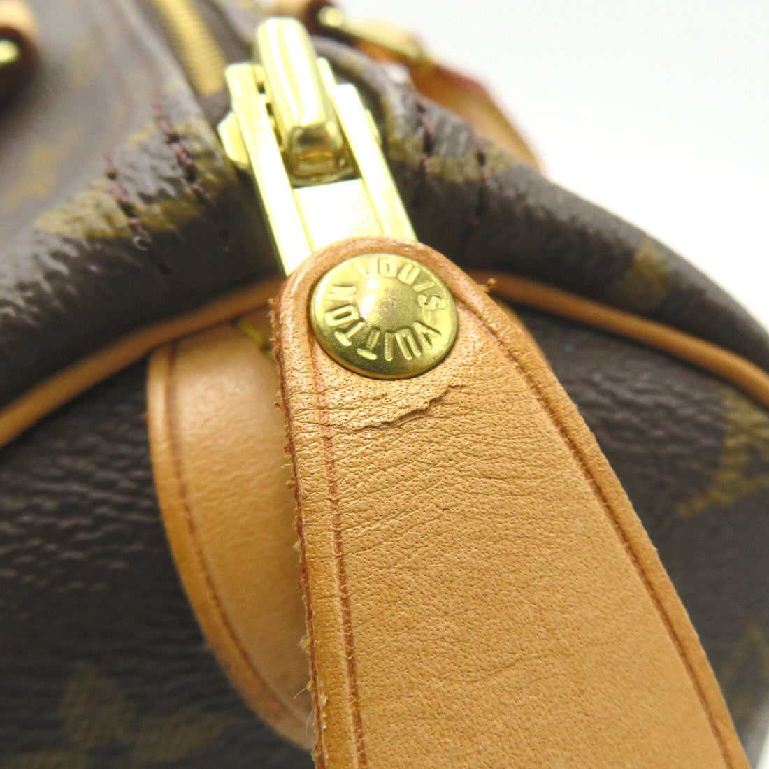 Louis Vuitton Speedy 35 Canvas Handbag M41524 in Great Condition