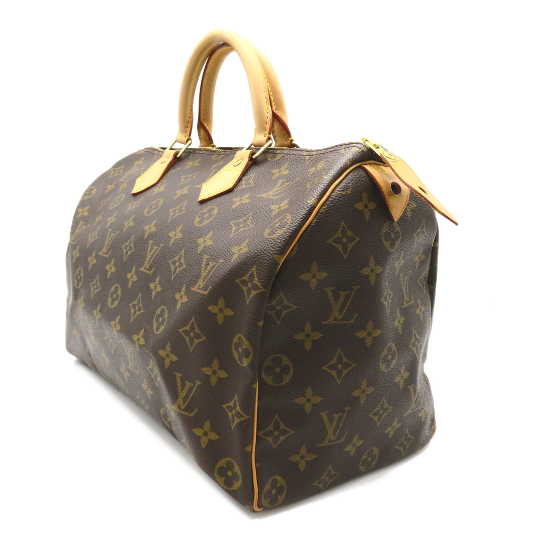 Louis Vuitton Speedy 35 Canvas Handbag M41524 in Great Condition