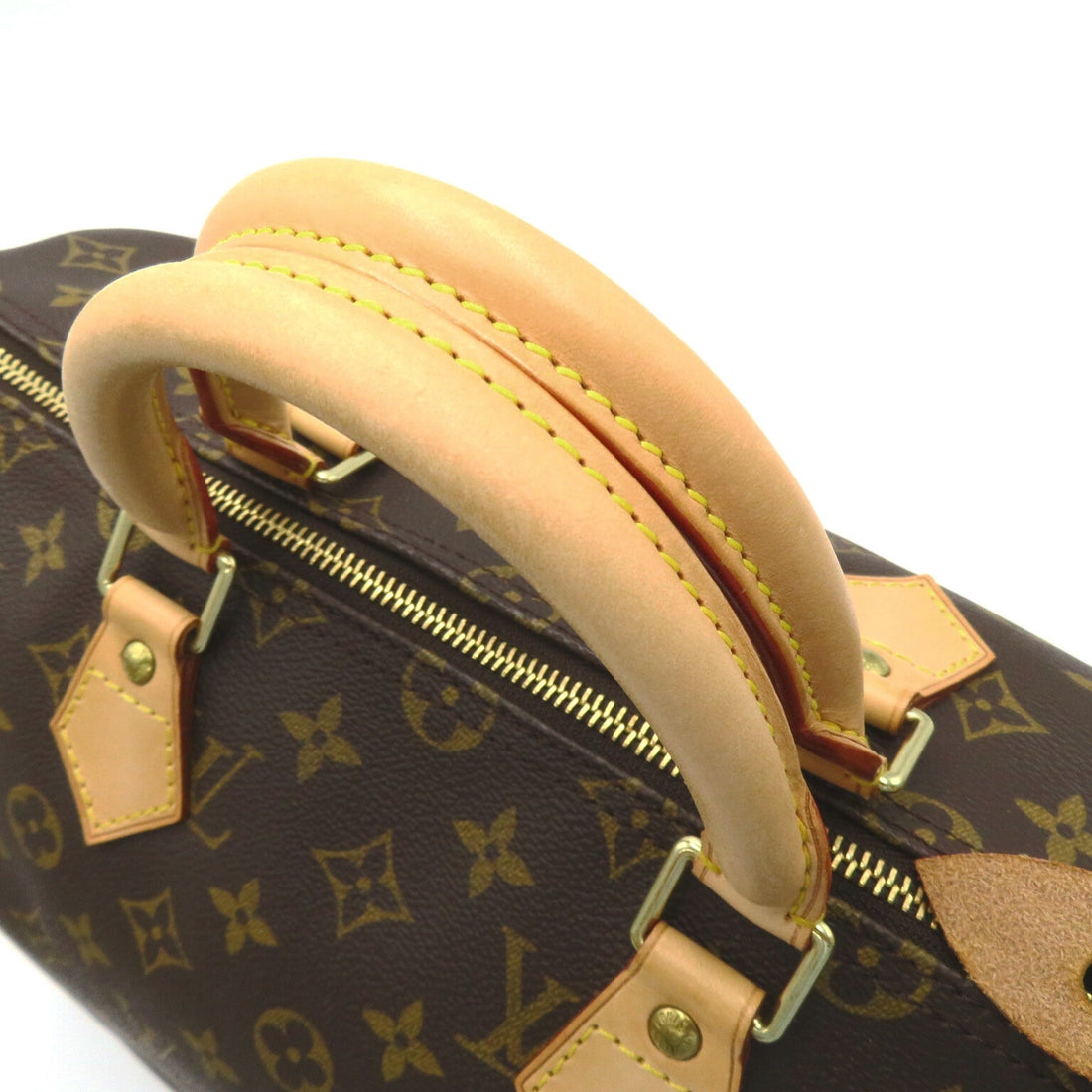 Louis Vuitton Speedy 35 Canvas Handbag M41524 in Great Condition