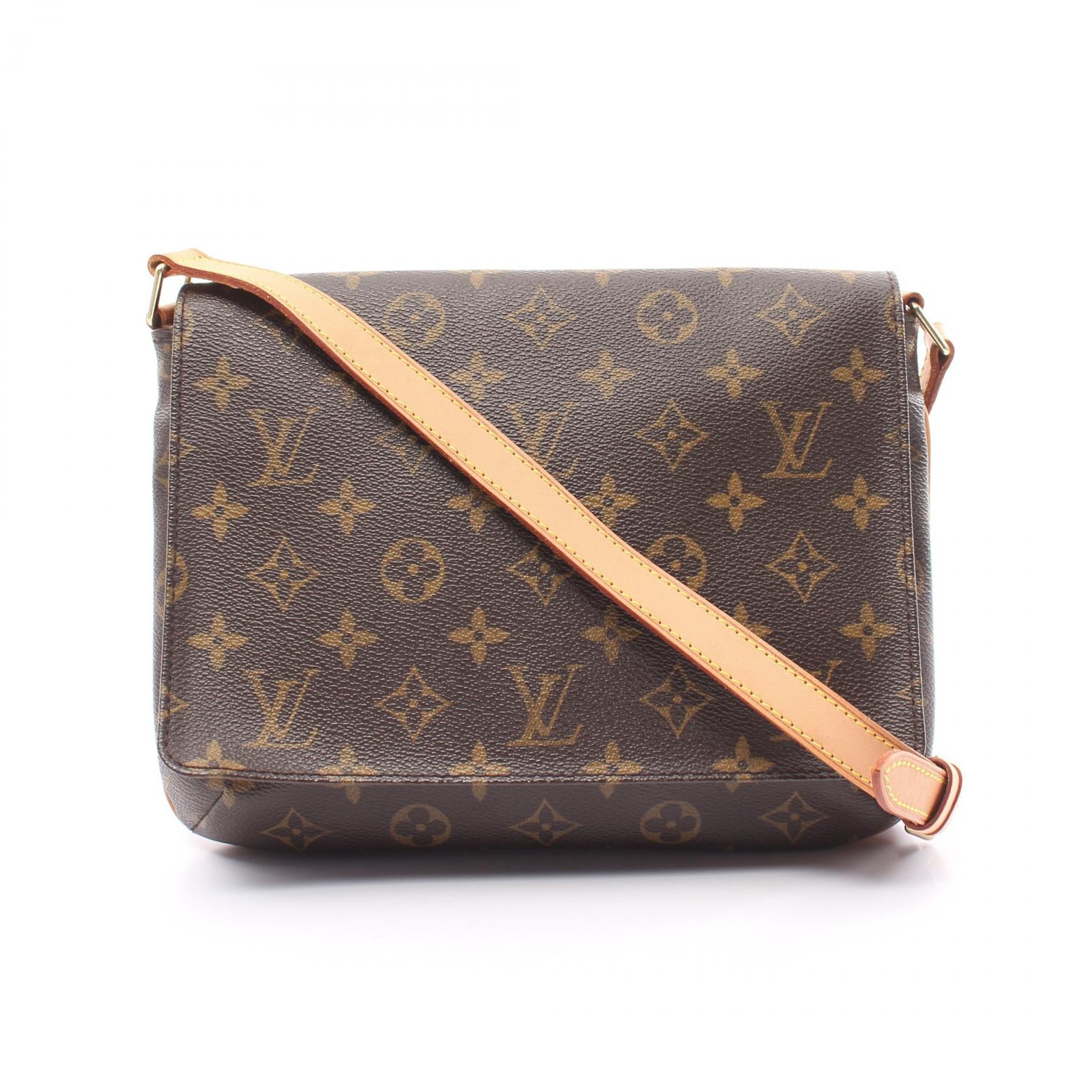 Louis Vuitton Musette Tango Long Shoulder Bag Canvas Crossbody Bag M51388 in Very Good Condition