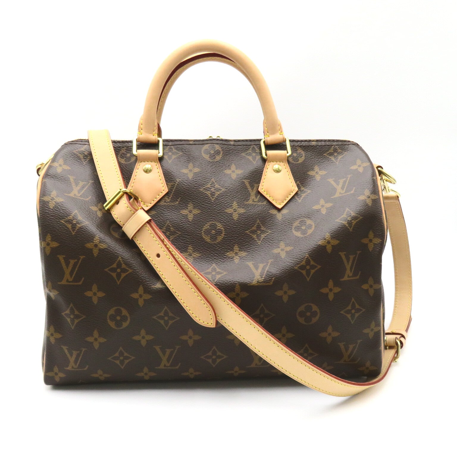 Louis Vuitton Speedy Bandouliere 30 Canvas Handbag M40391 in Excellent Condition