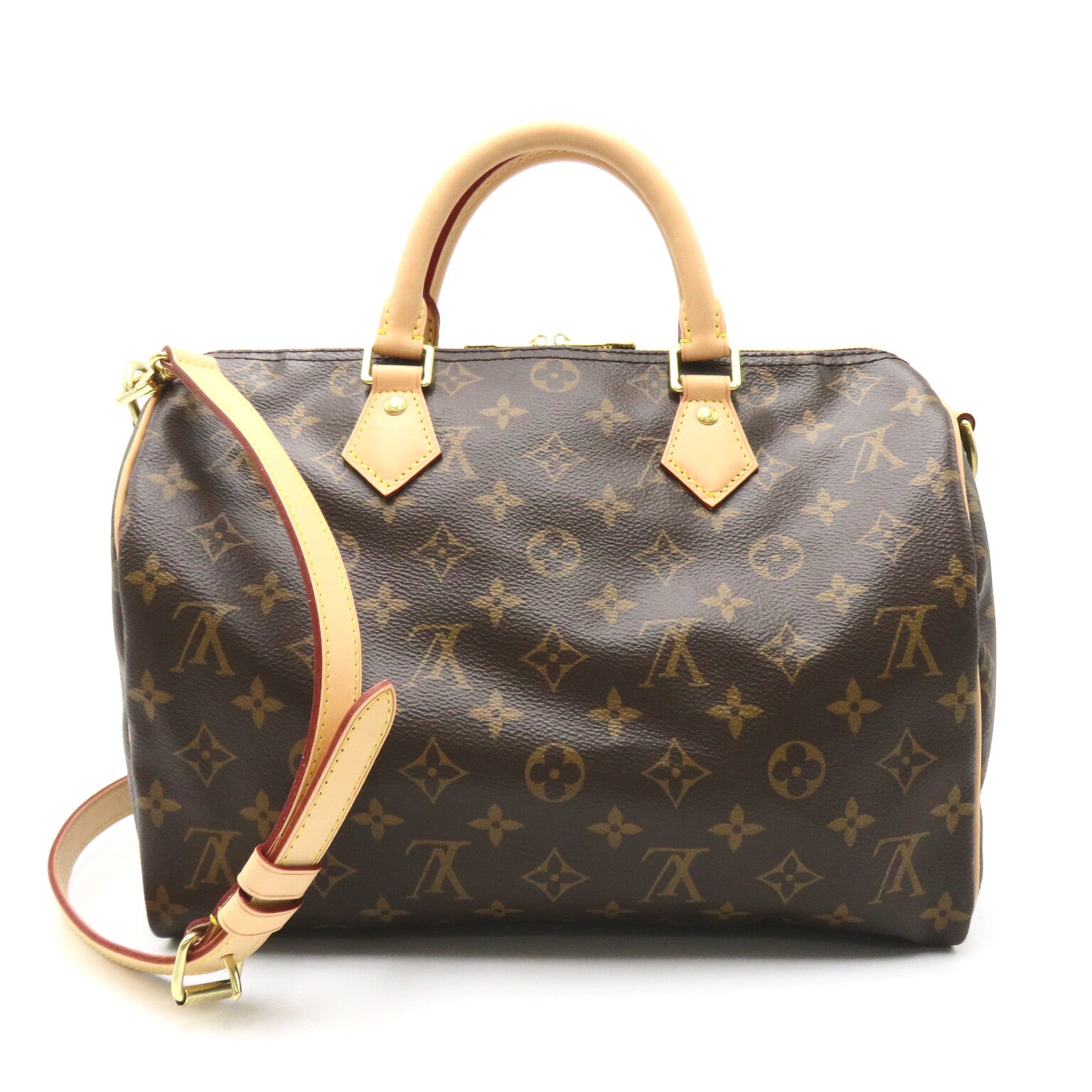 Louis Vuitton Speedy Bandouliere 30 Canvas Handbag M40391 in Excellent Condition