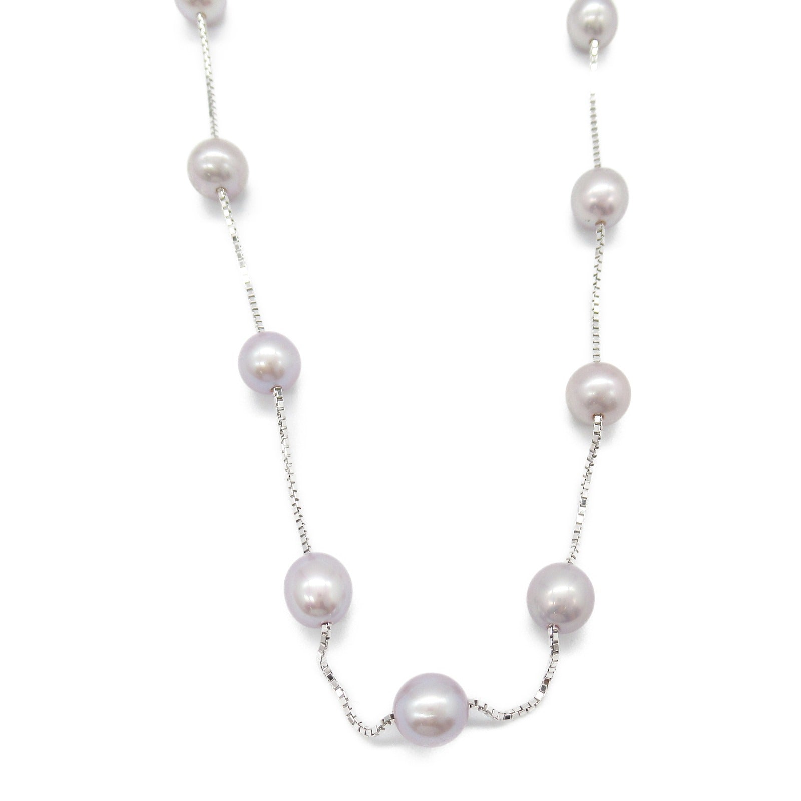 Tasaki Pearl Necklace K18WG White Gold