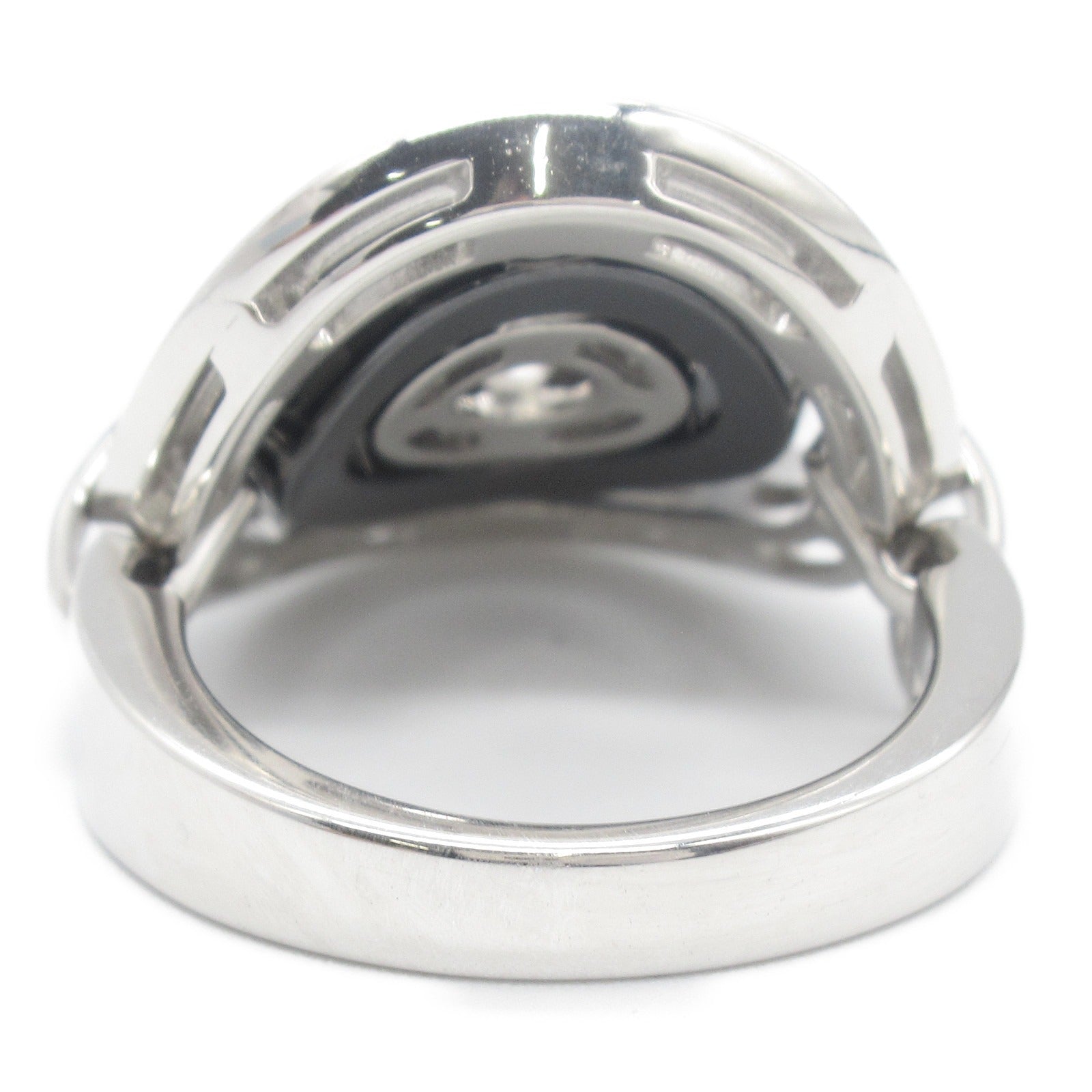 Bvlgari Astrale Cerchi Ring K18WG White Gold Ceramic