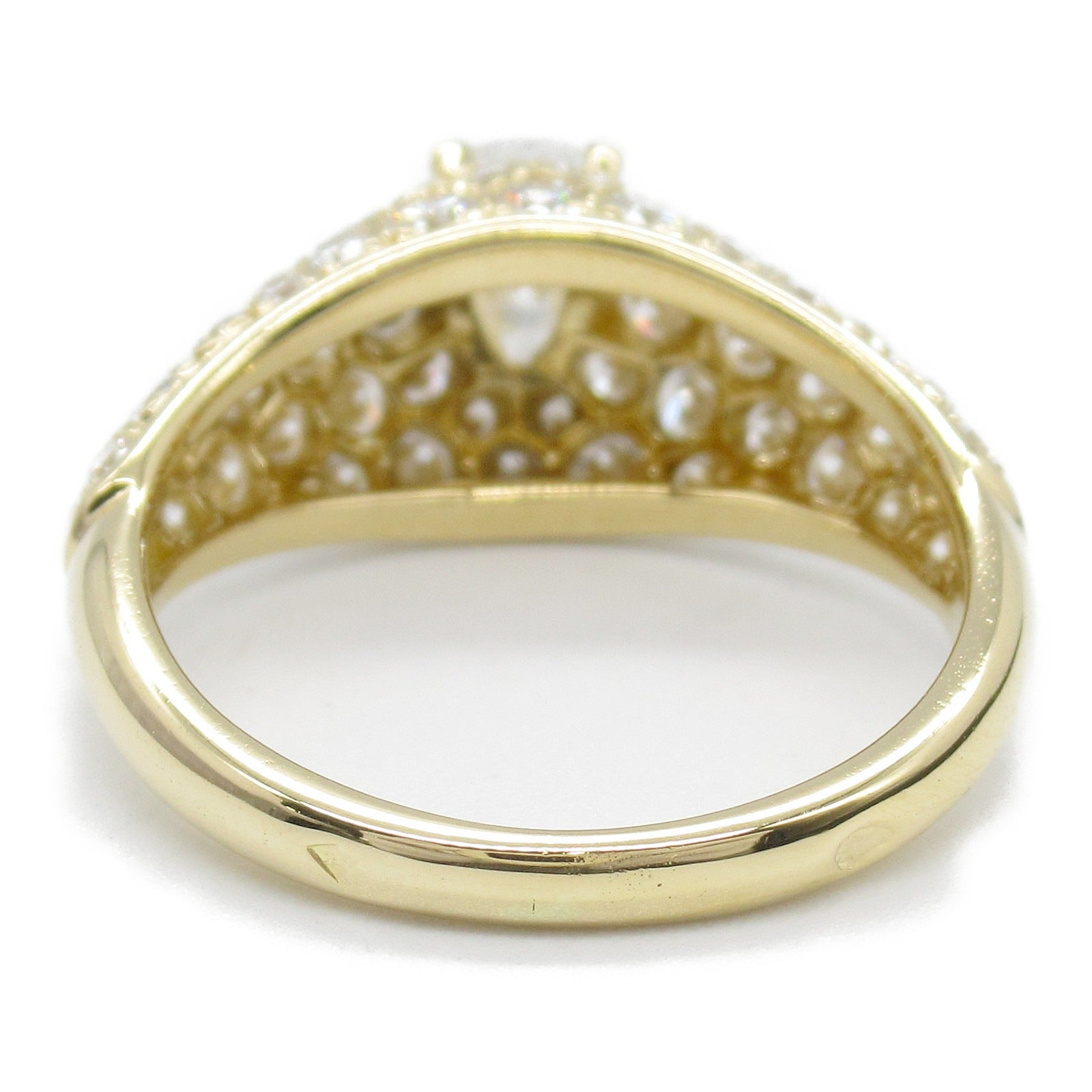 Cartier K18 Yellow Gold Diamond Ring