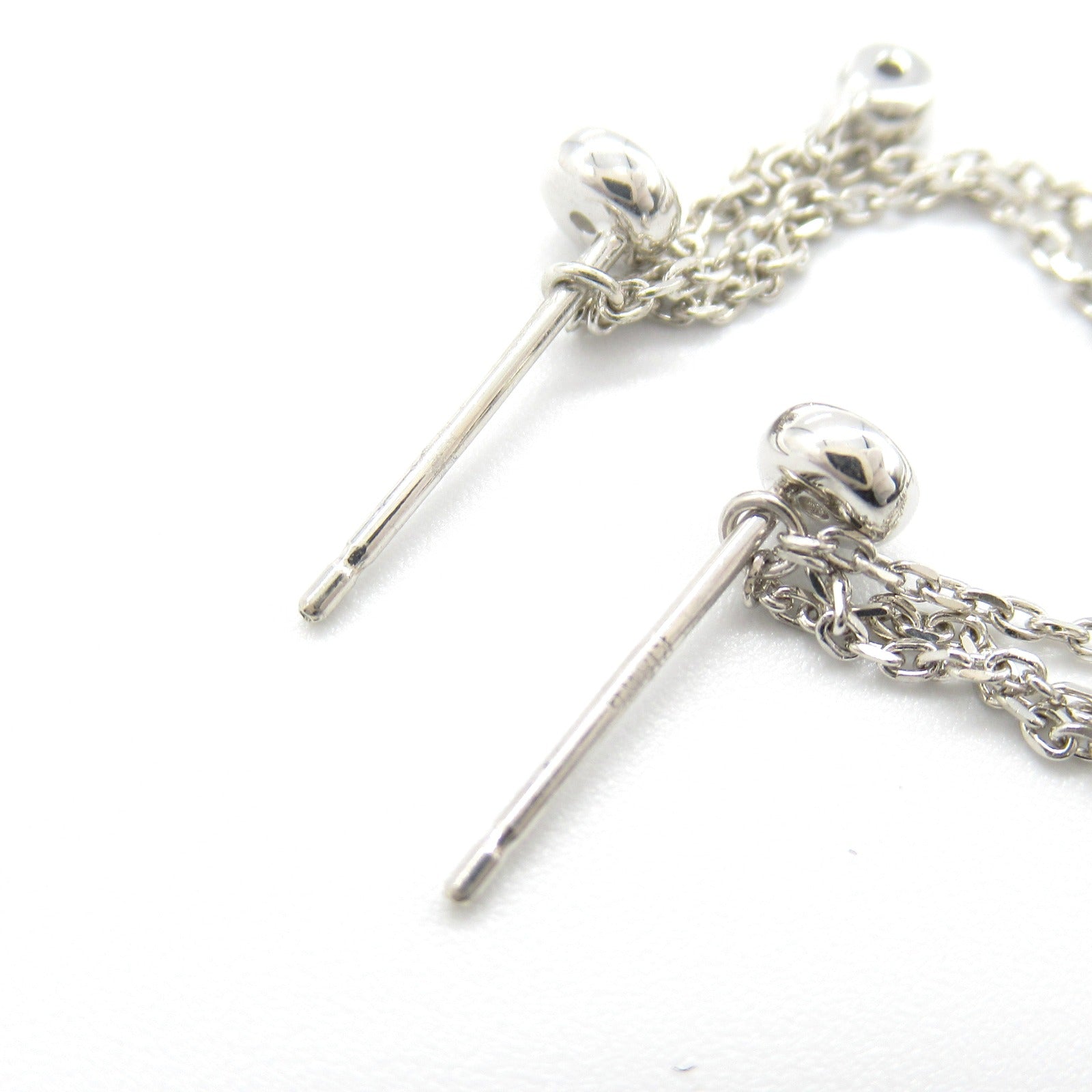 4℃ Diamond Earrings K18WG White Gold