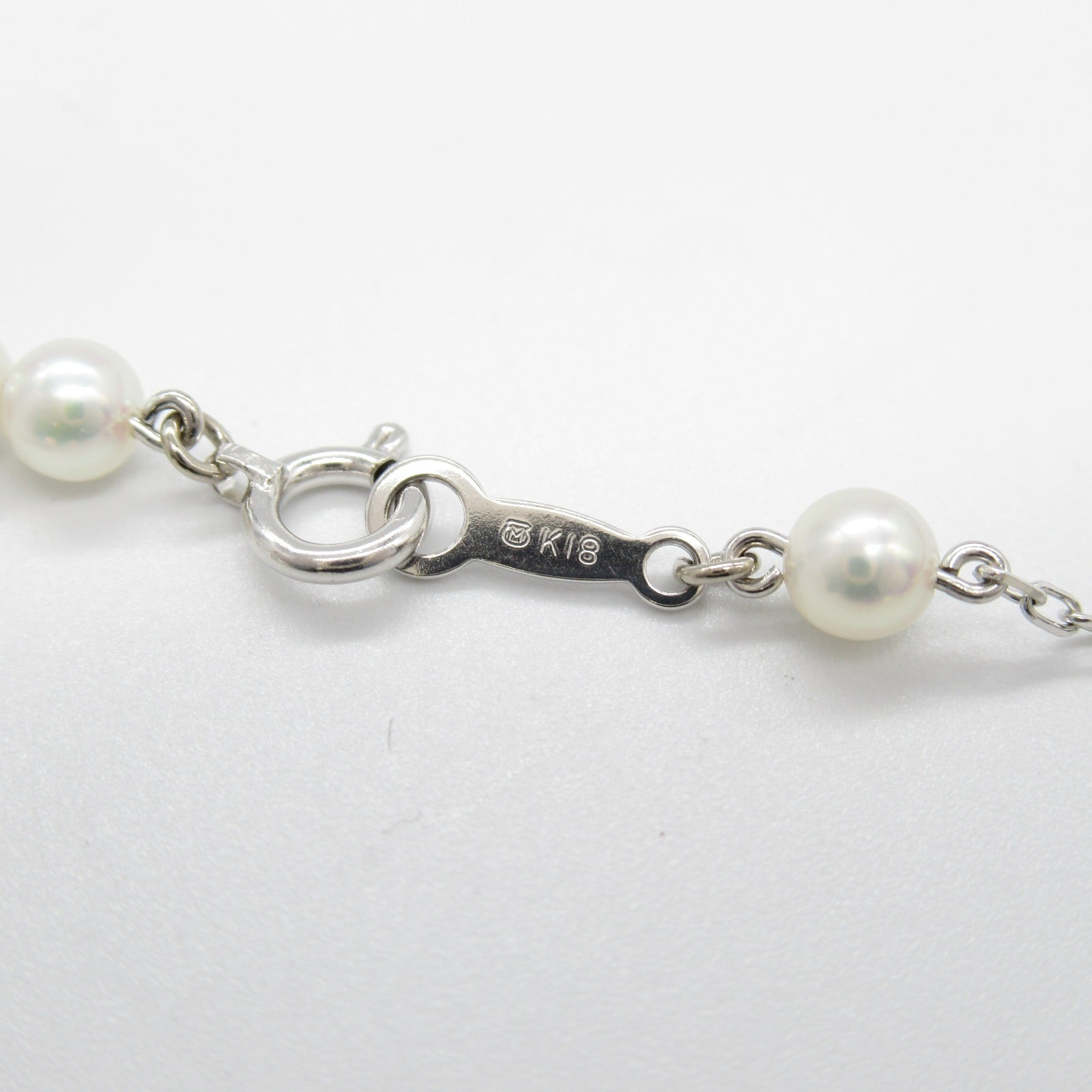 MIKIMOTO Pearl Bracelet K18WG White Gold