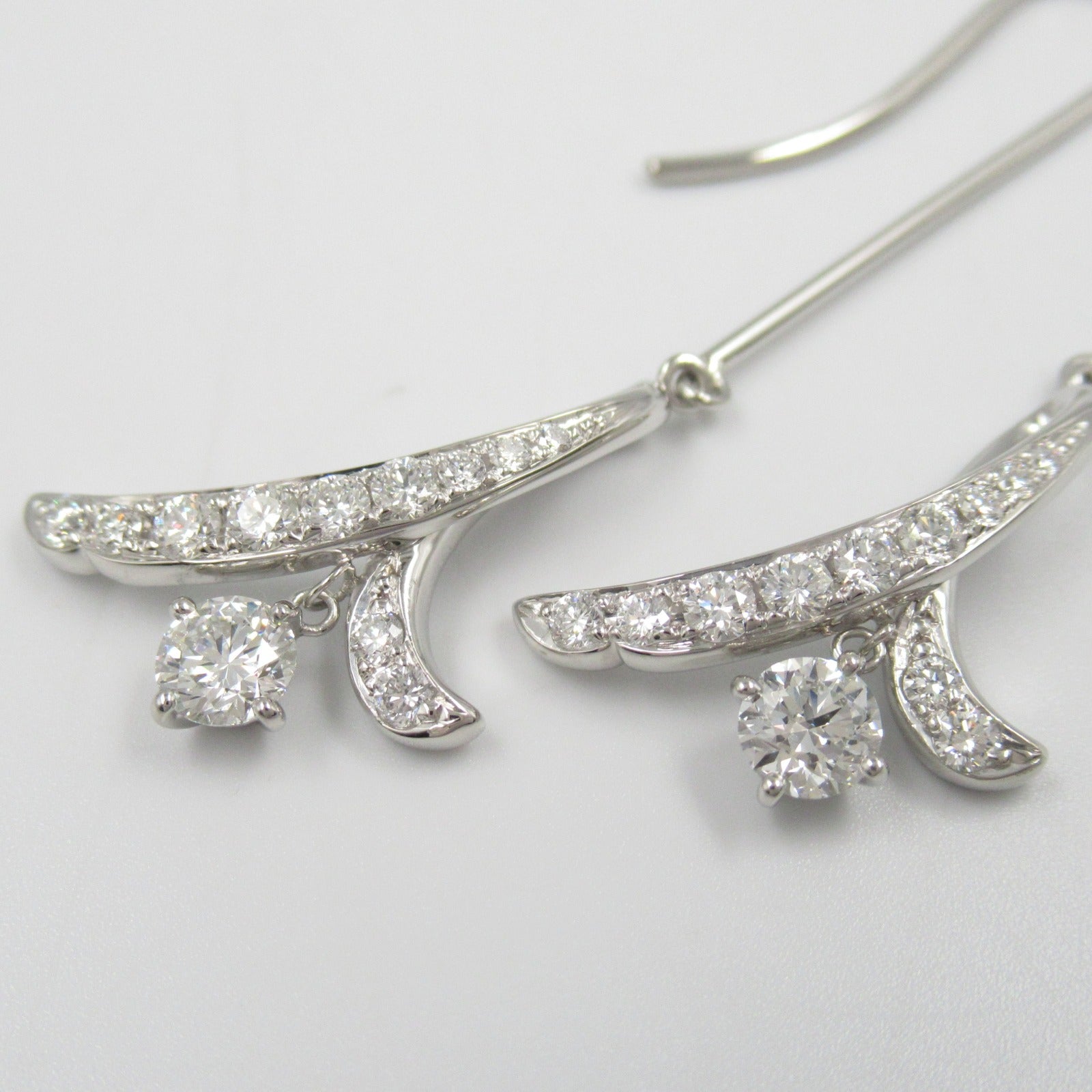 De Beers Forevermark Diamond Earrings Pt900 Platinum