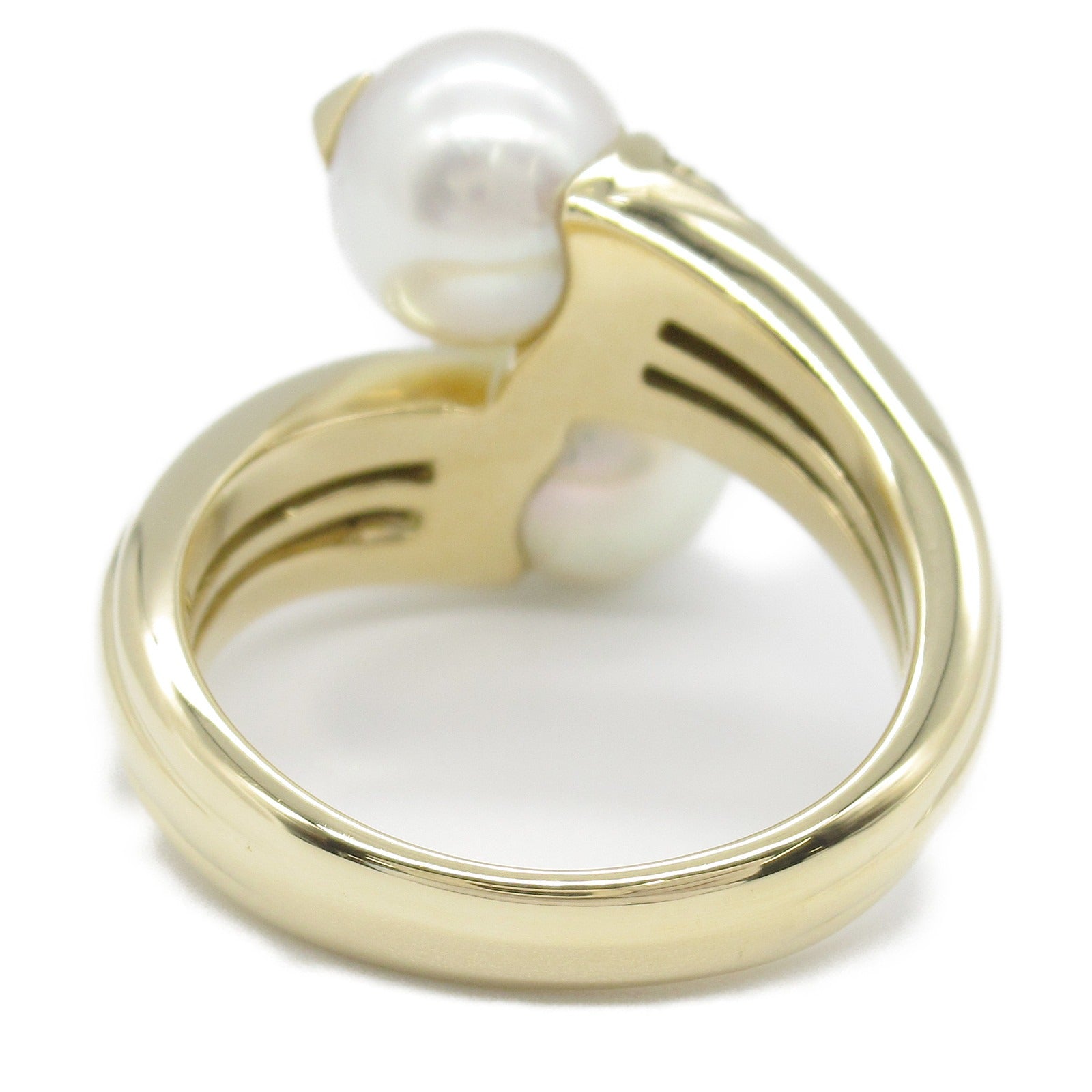 Bvlgari K18 Yellow Gold Pearl Ring