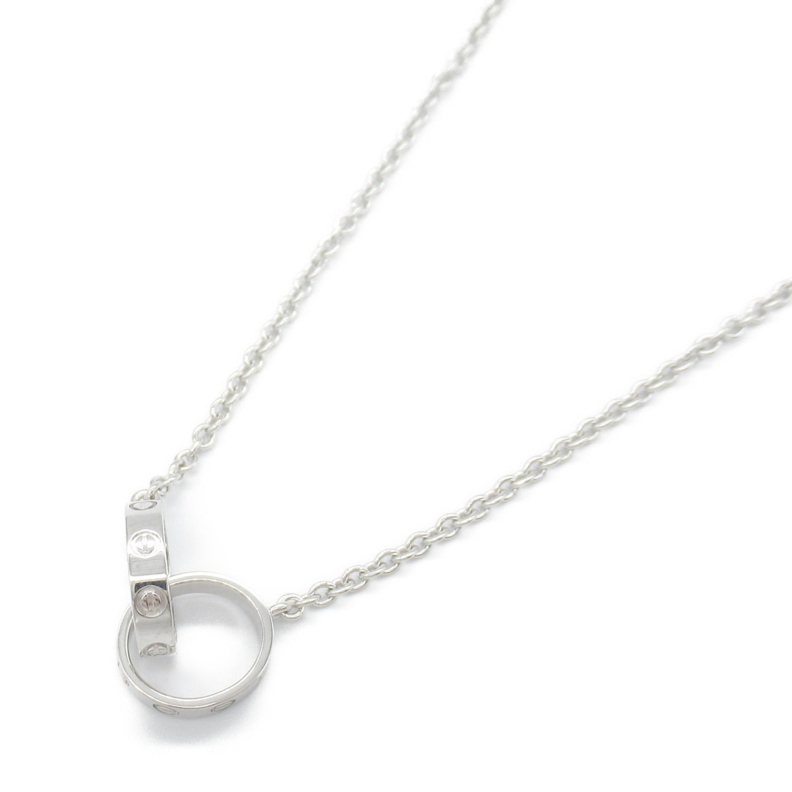 Cartier Baby Love Necklace K18WG White Gold