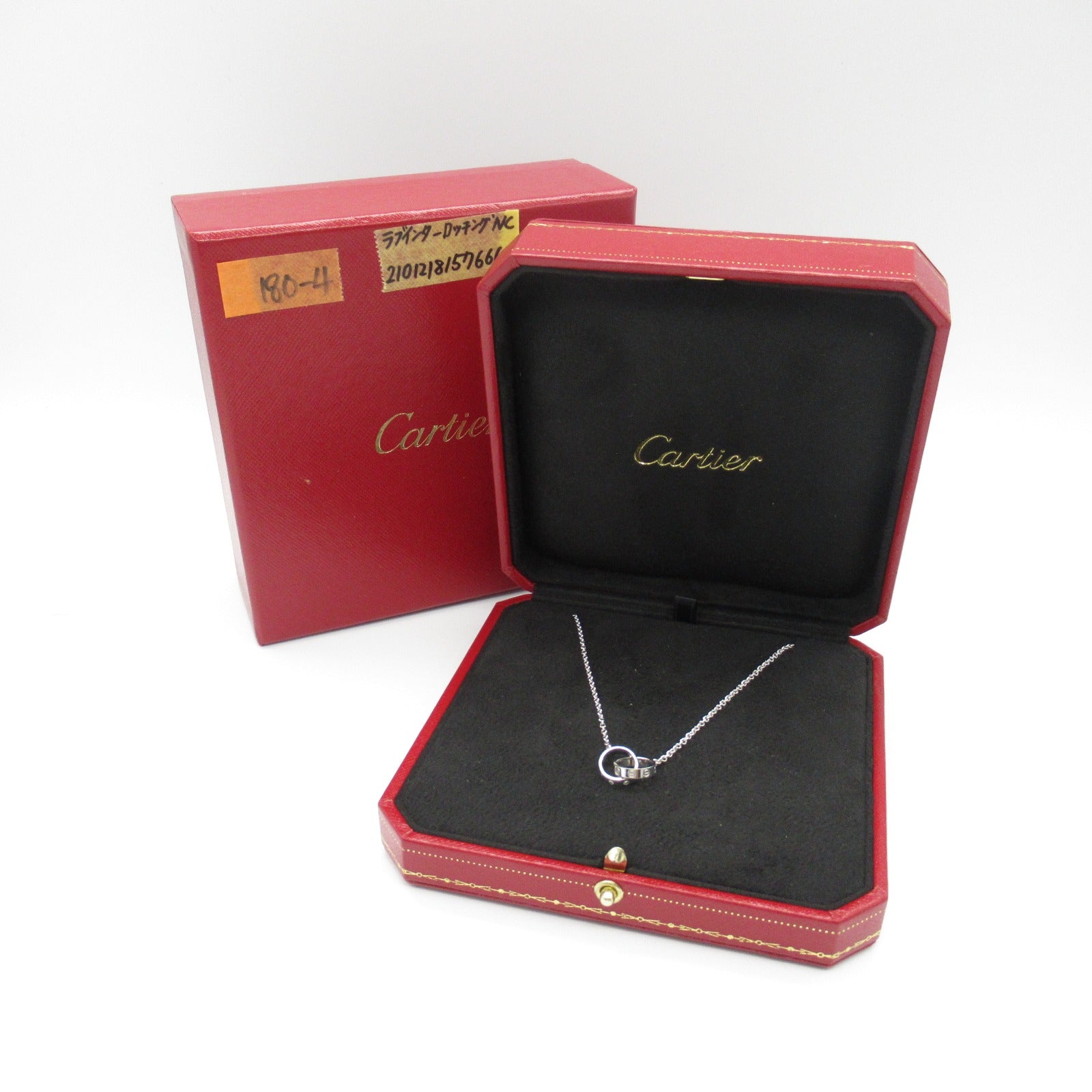 Cartier Baby Love Necklace K18WG White Gold