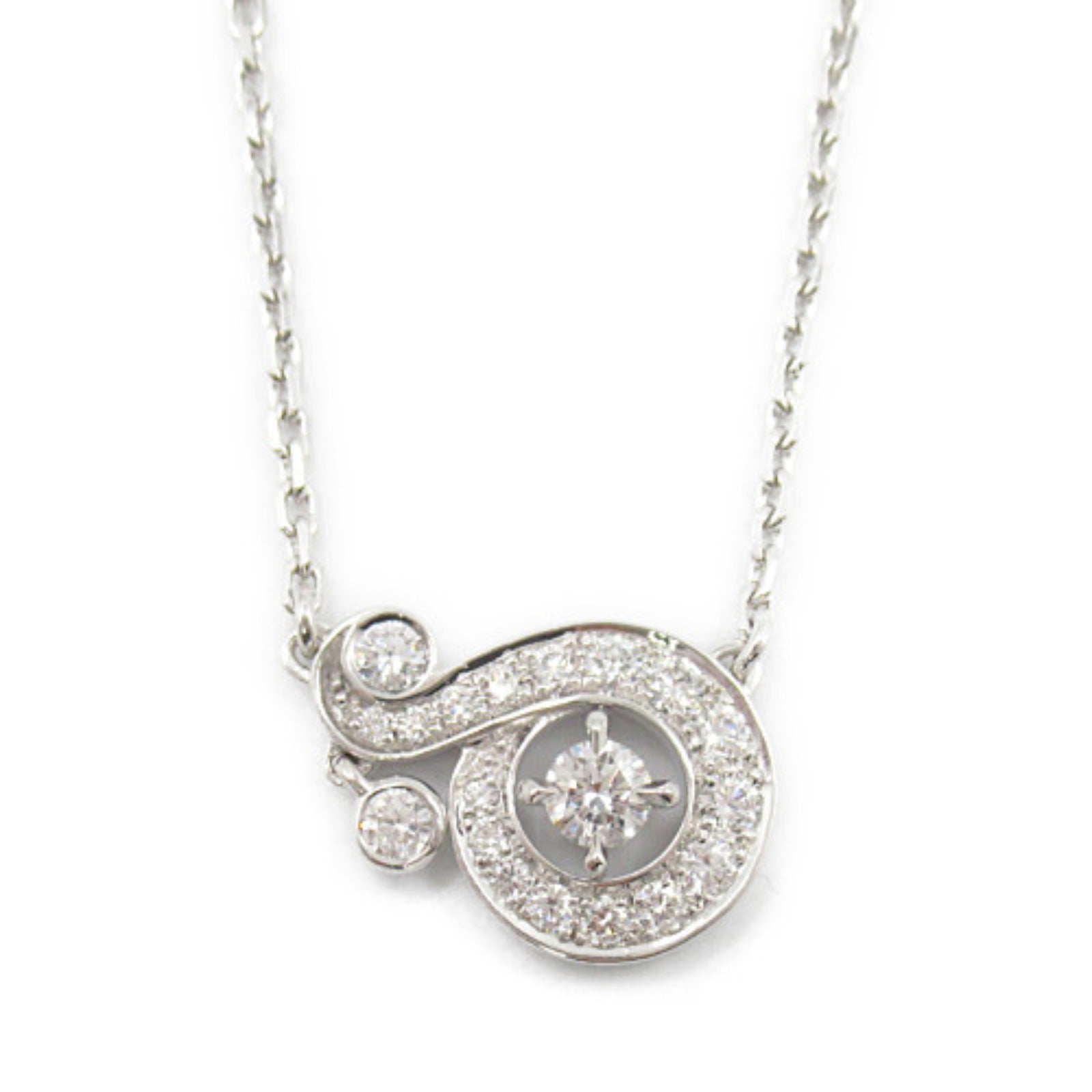 Van Cleef & Arpels K18WG Diamond Necklace