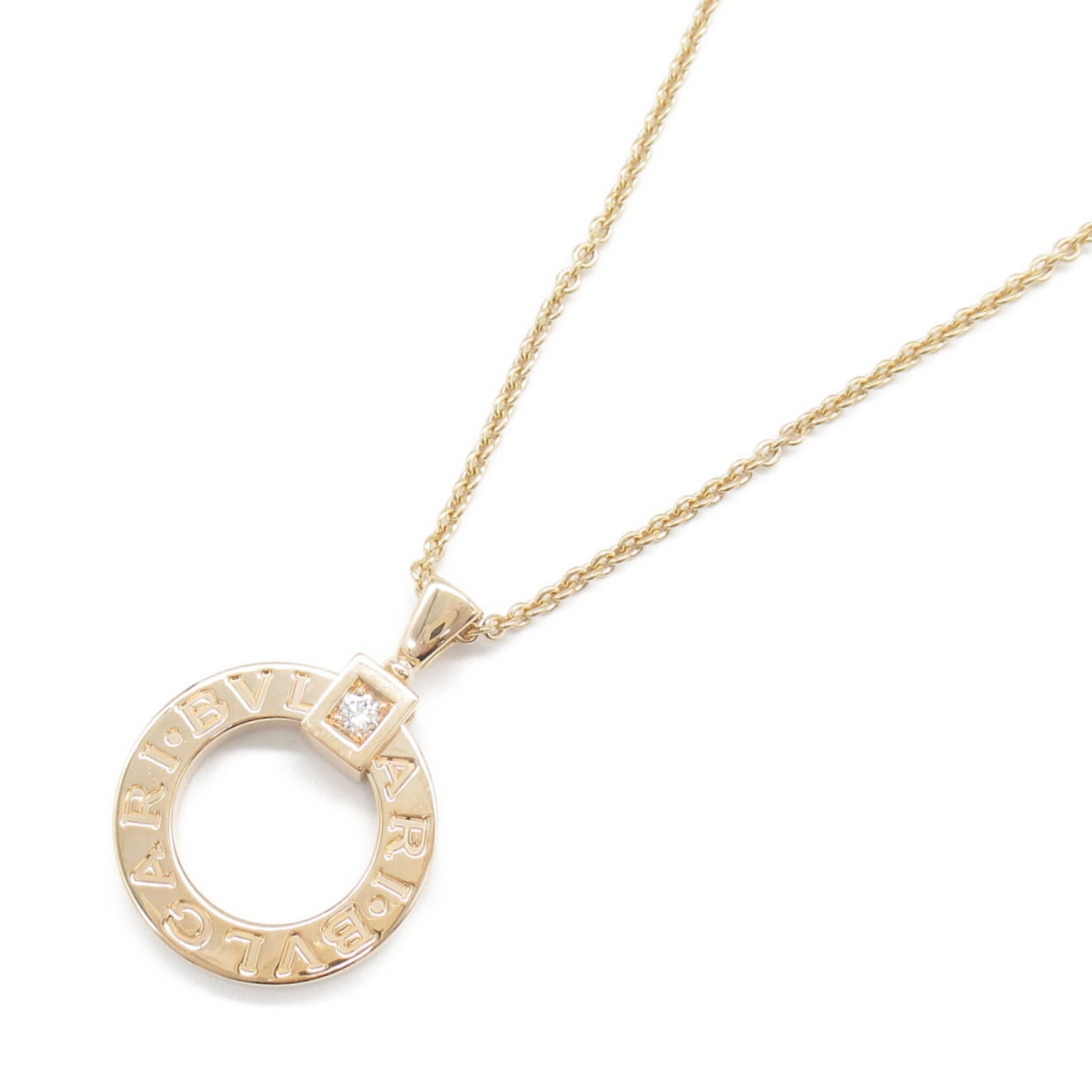 Bvlgari Pink Gold Diamond Necklace