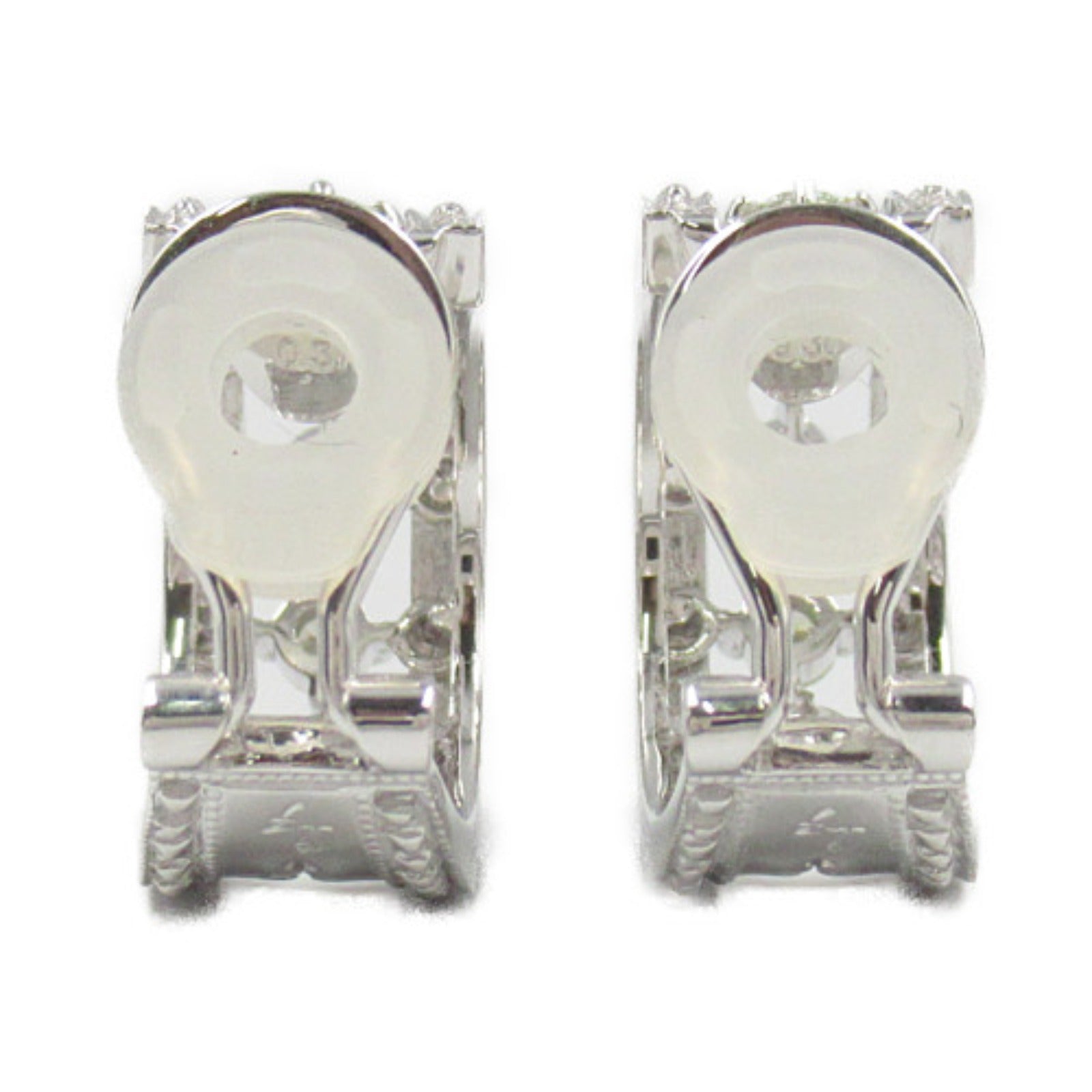 Mizuno Kaoruko Diamond Earrings K18WG White Gold