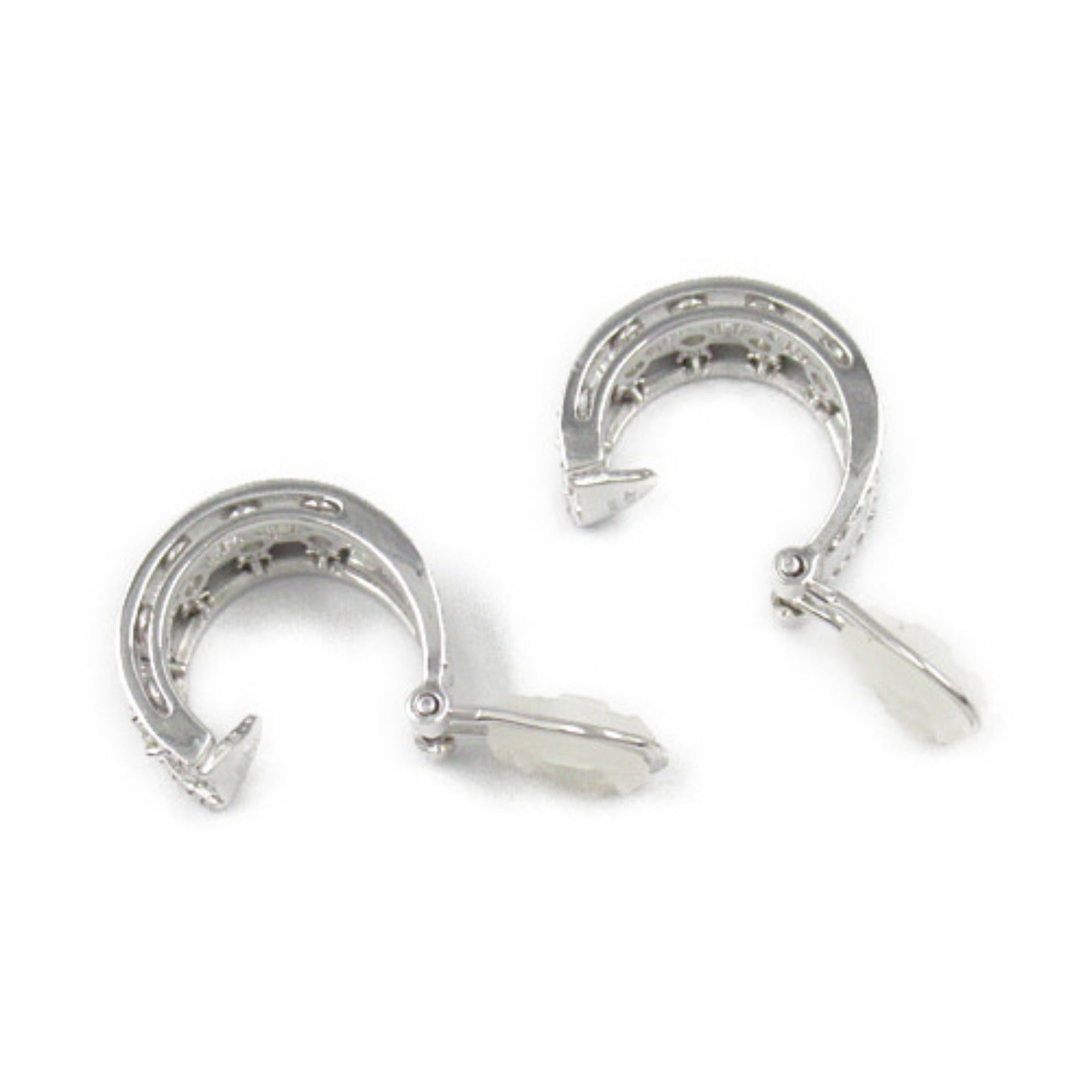 Mizuno Kaoruko Diamond Earrings K18WG White Gold