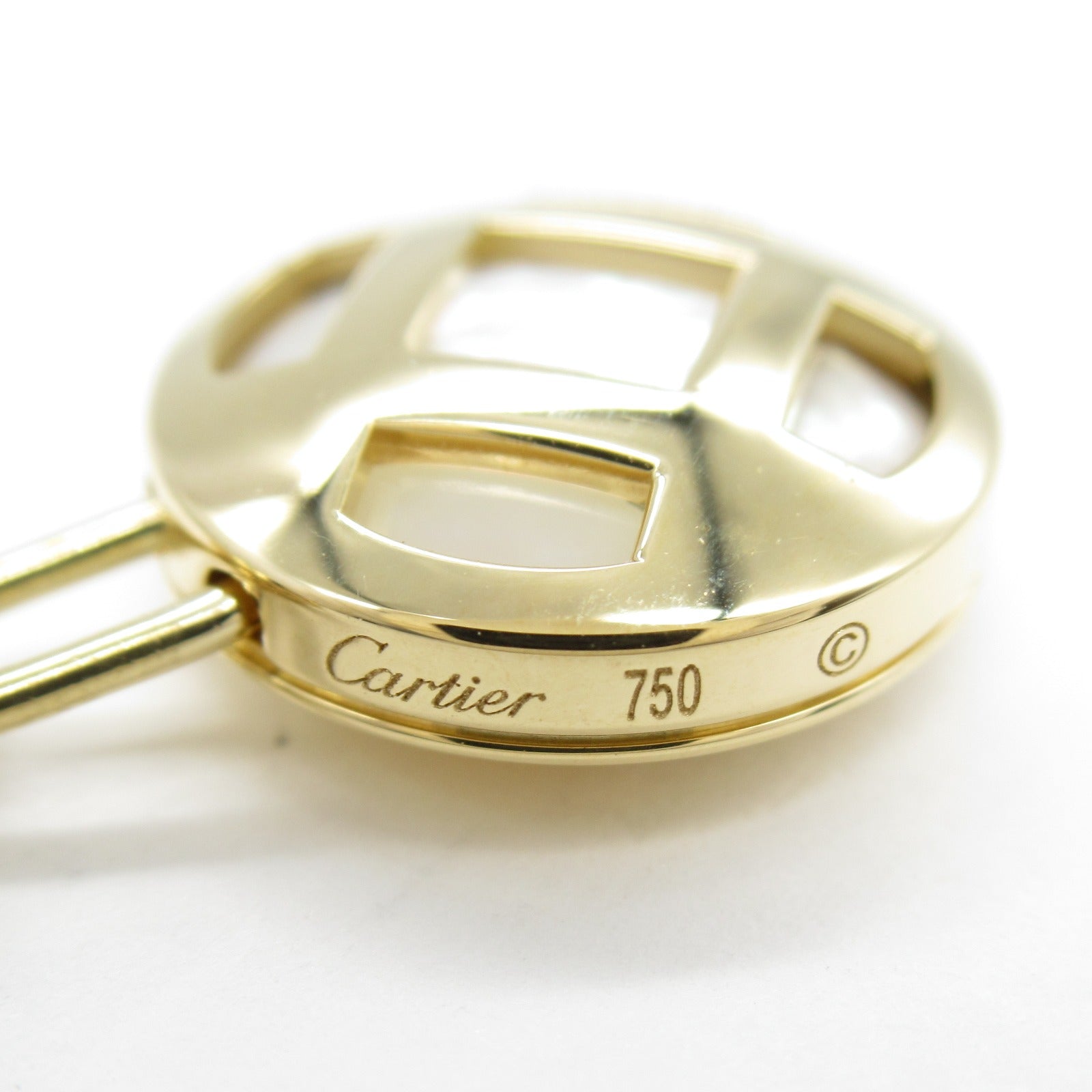 Cartier Pasha Necklace K18 Yellow Gold Shell