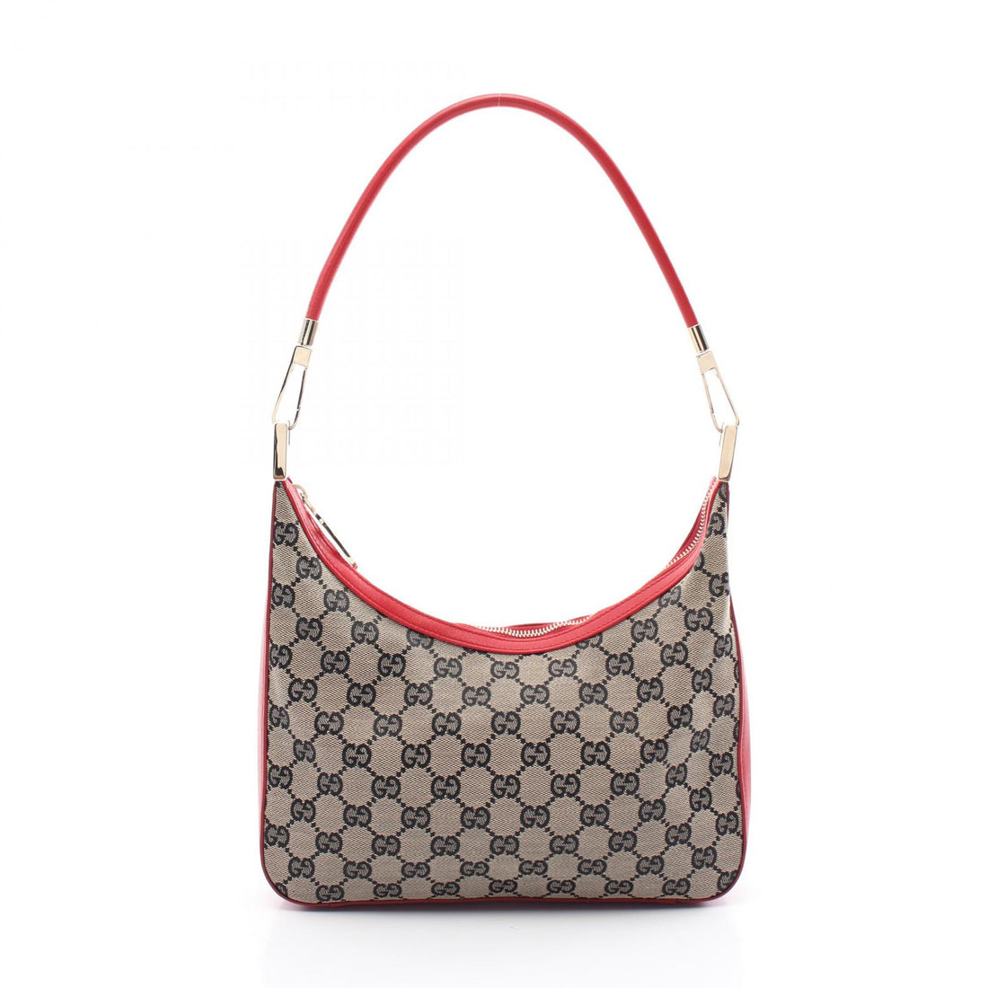 Gucci GG Canvas Leather Shoulder Bag 0013812