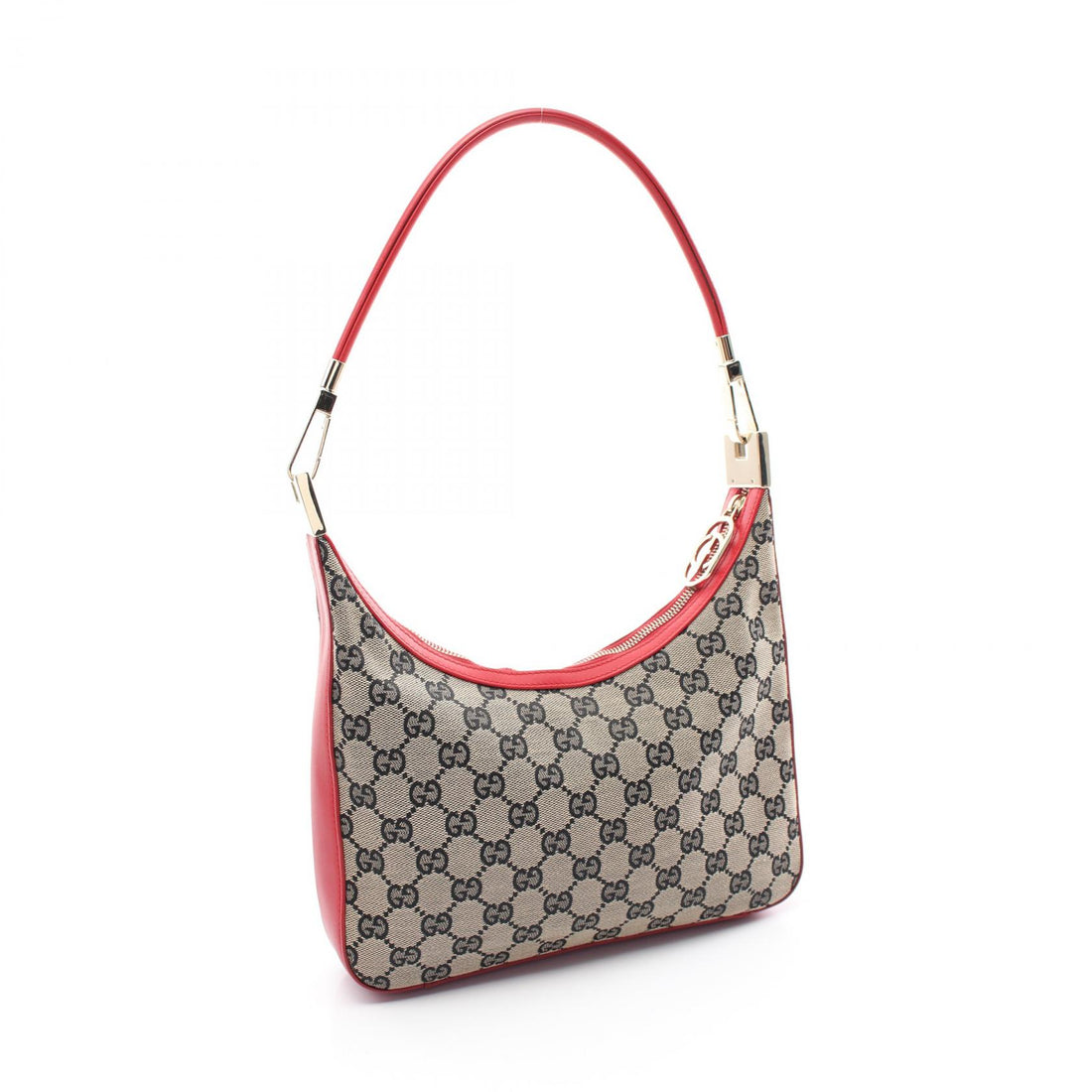 Gucci GG Canvas Leather Shoulder Bag 0013812