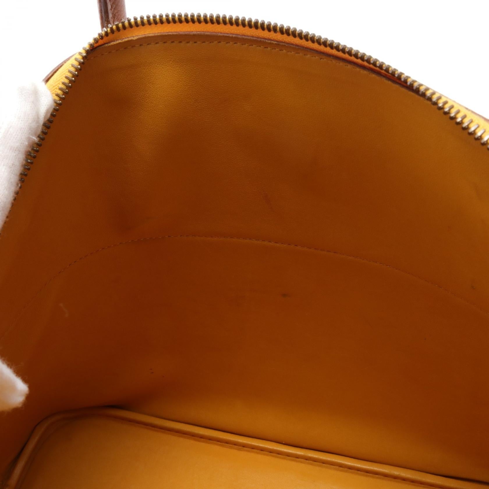 Hermes Bolide 37 Handbag Yellow