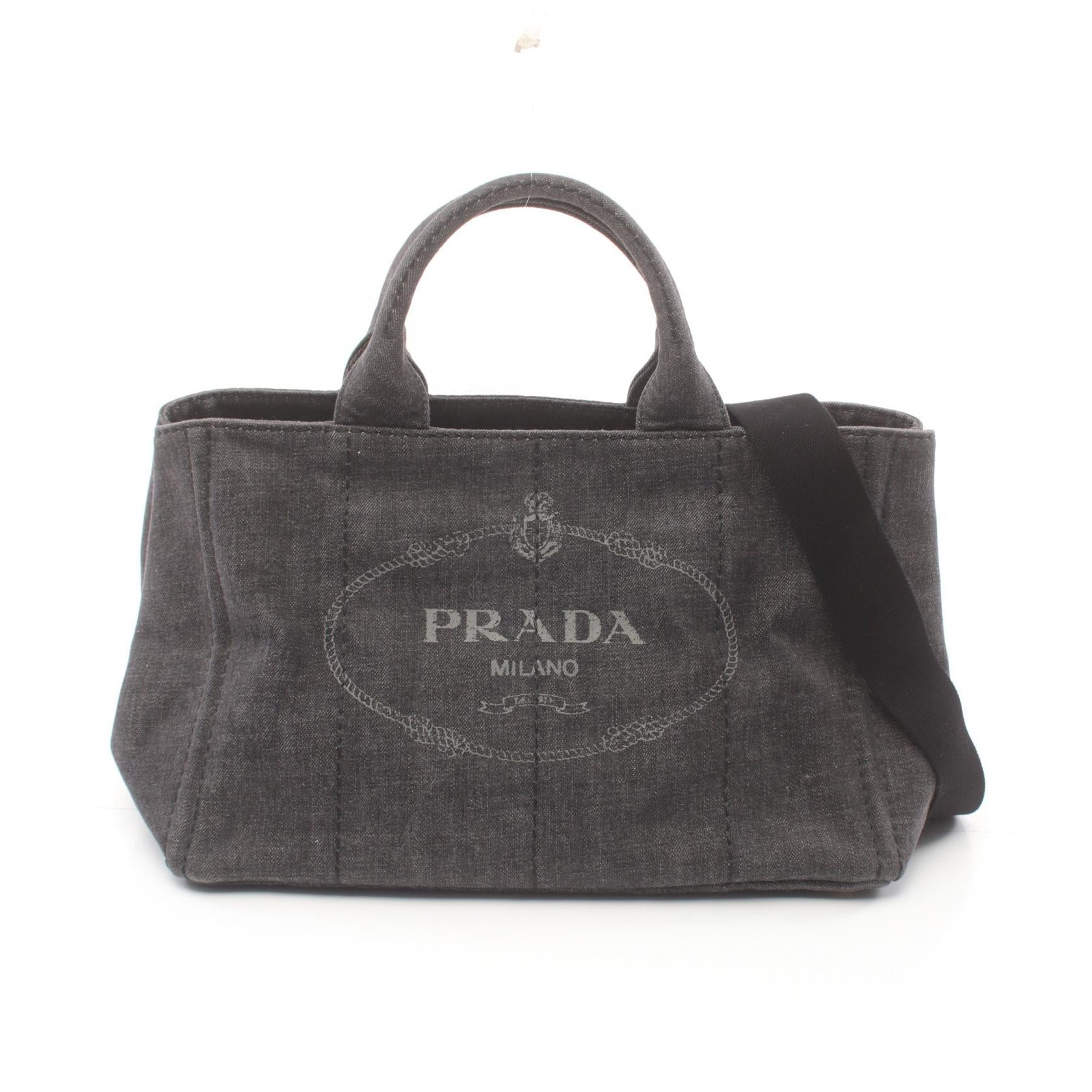 Prada Denim Canapa Tote Bag 1BG642