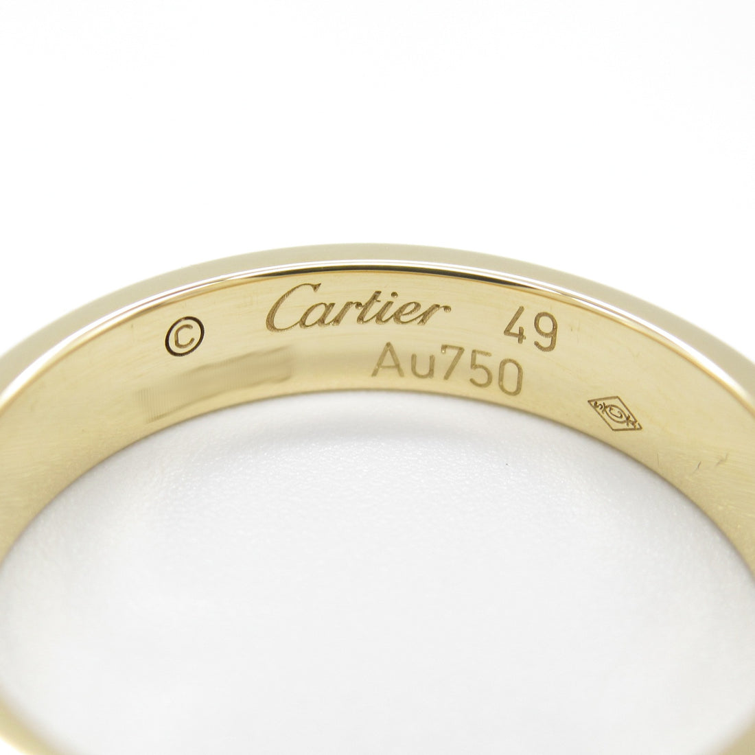 Cartier 18K Love Ring  Metal Ring in Great Condition