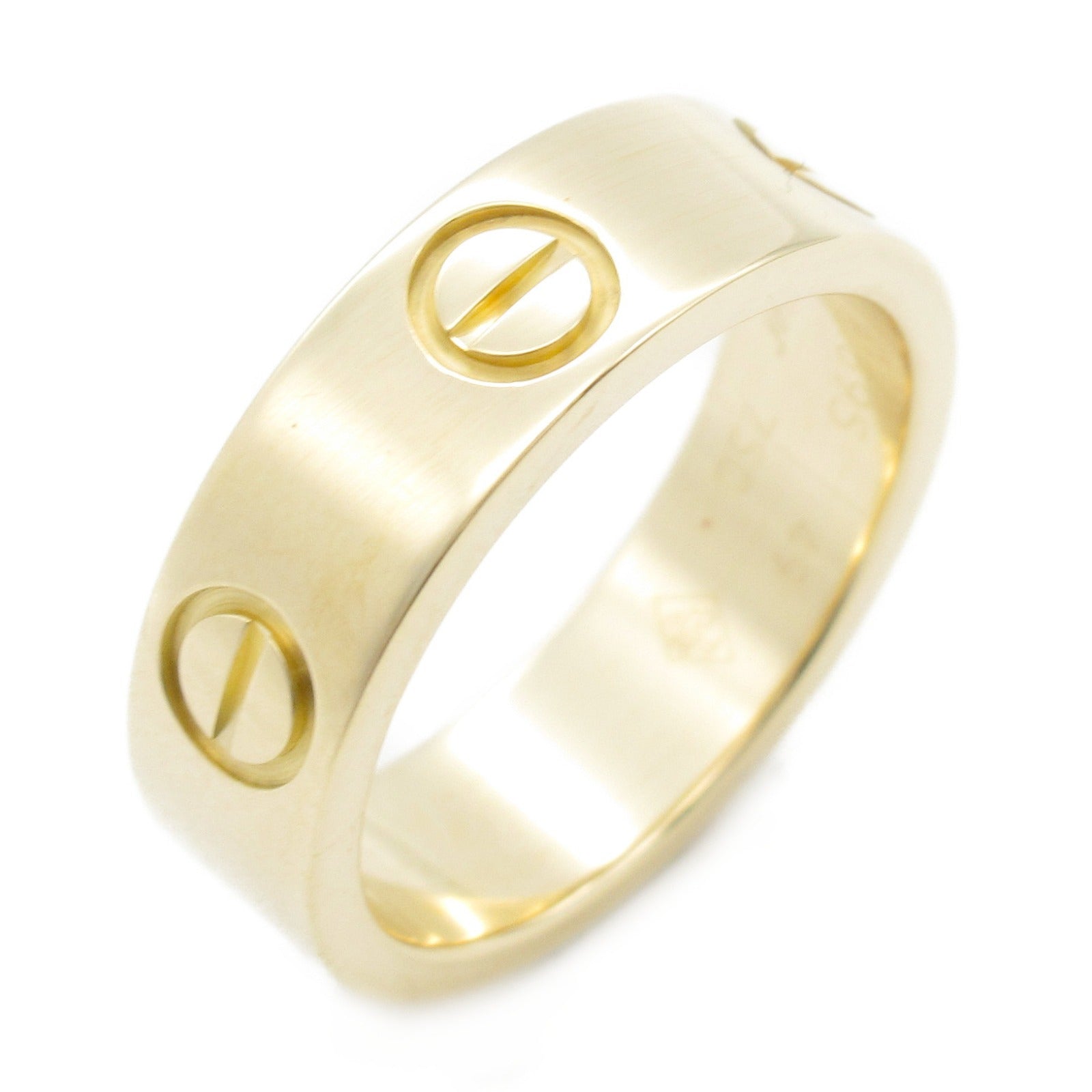 Cartier Love Ring K18 Yellow Gold Jewelry