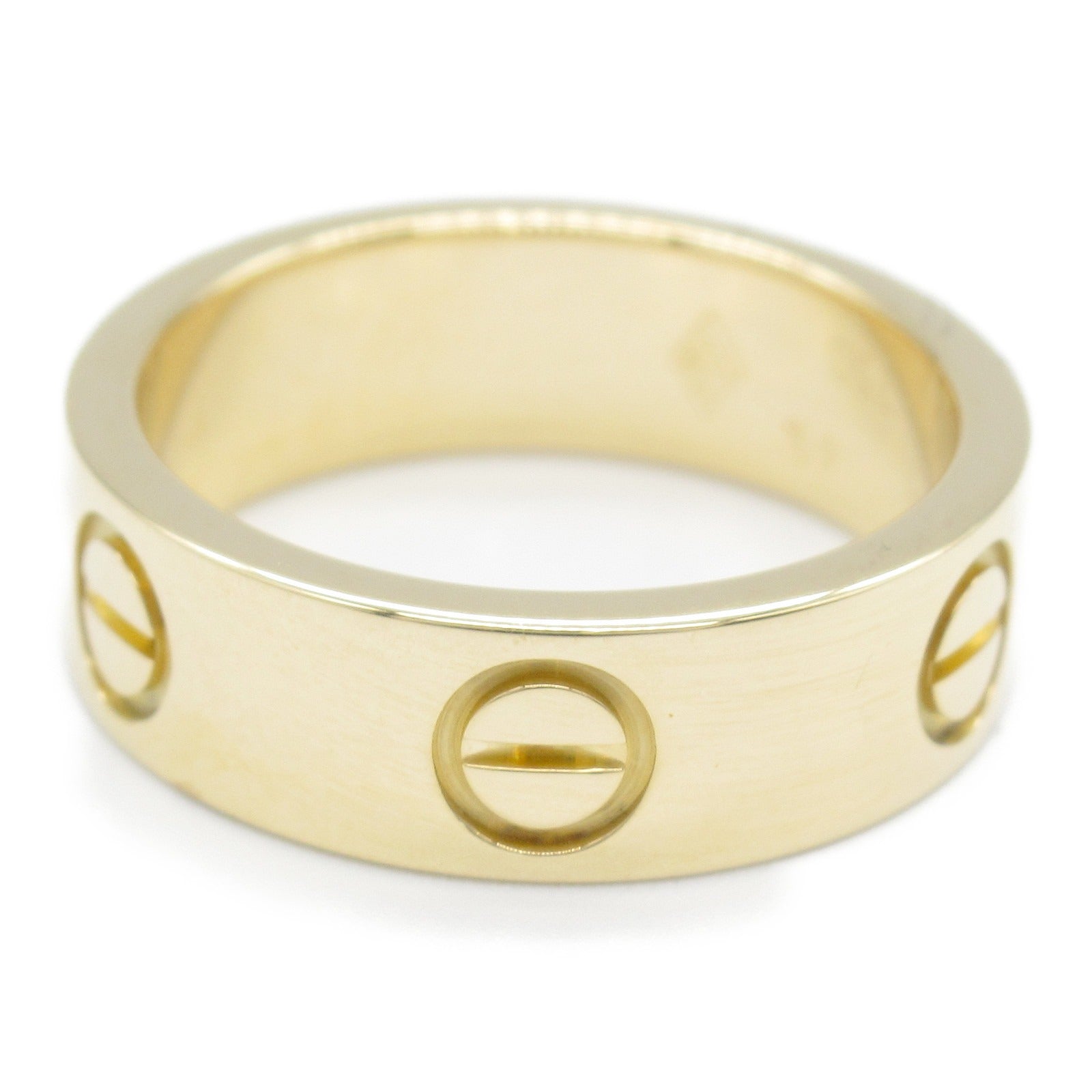 Cartier Love Ring K18 Yellow Gold Jewelry