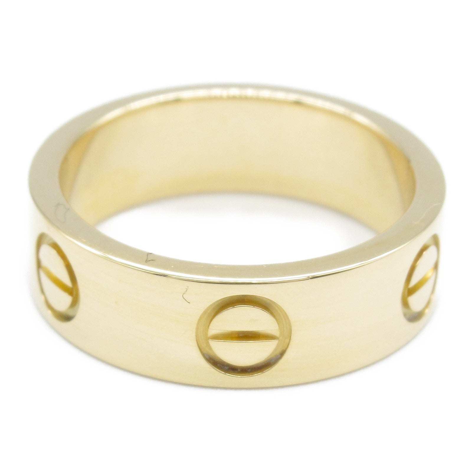 Cartier Love Ring K18 Yellow Gold Jewelry