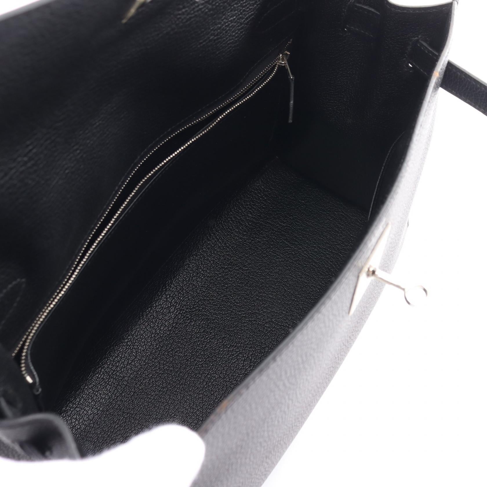 Hermes Kelly 32 Handbag Black