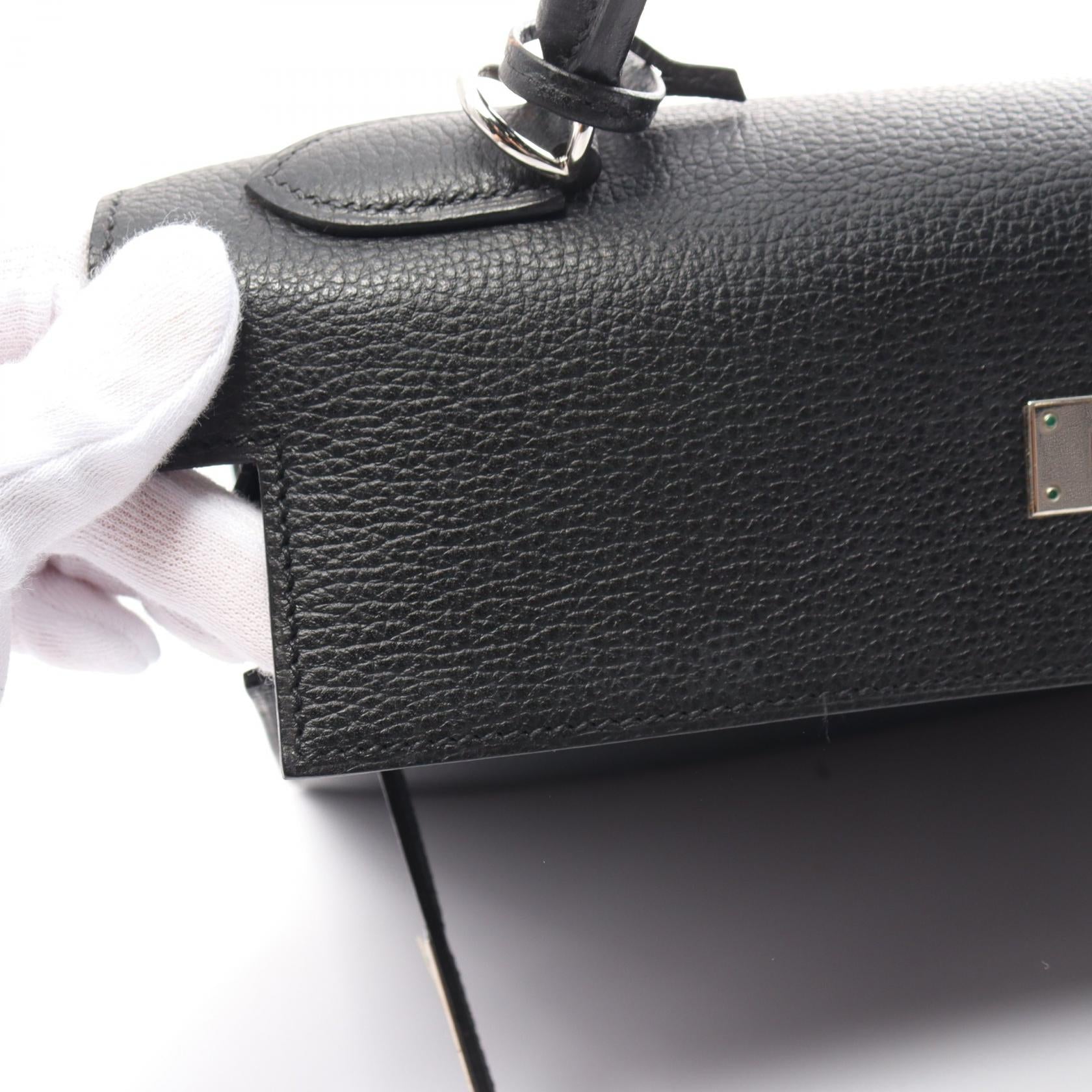 Hermes Kelly 32 Handbag Black