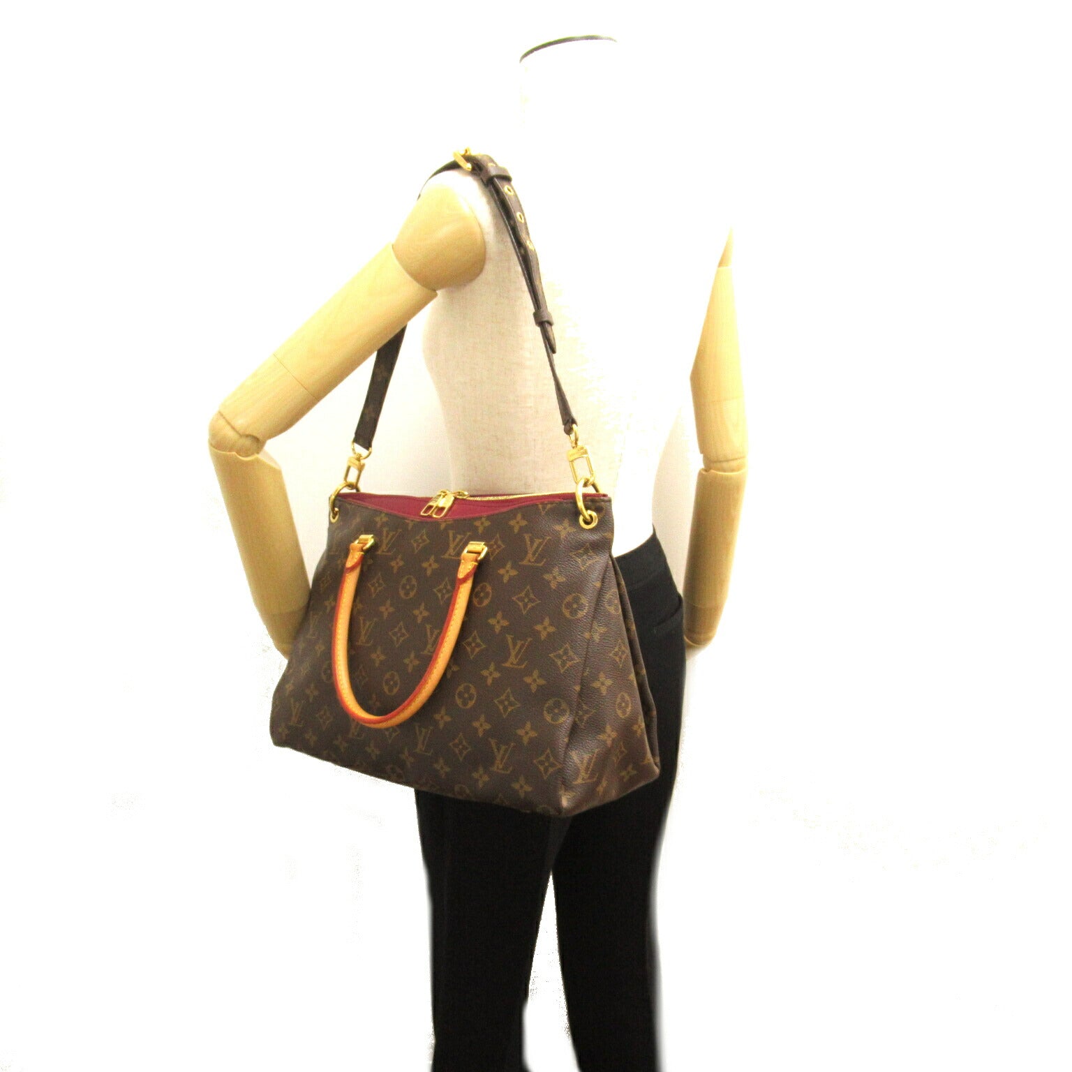 Louis Vuitton Monogram Palas Tote Bag M40906