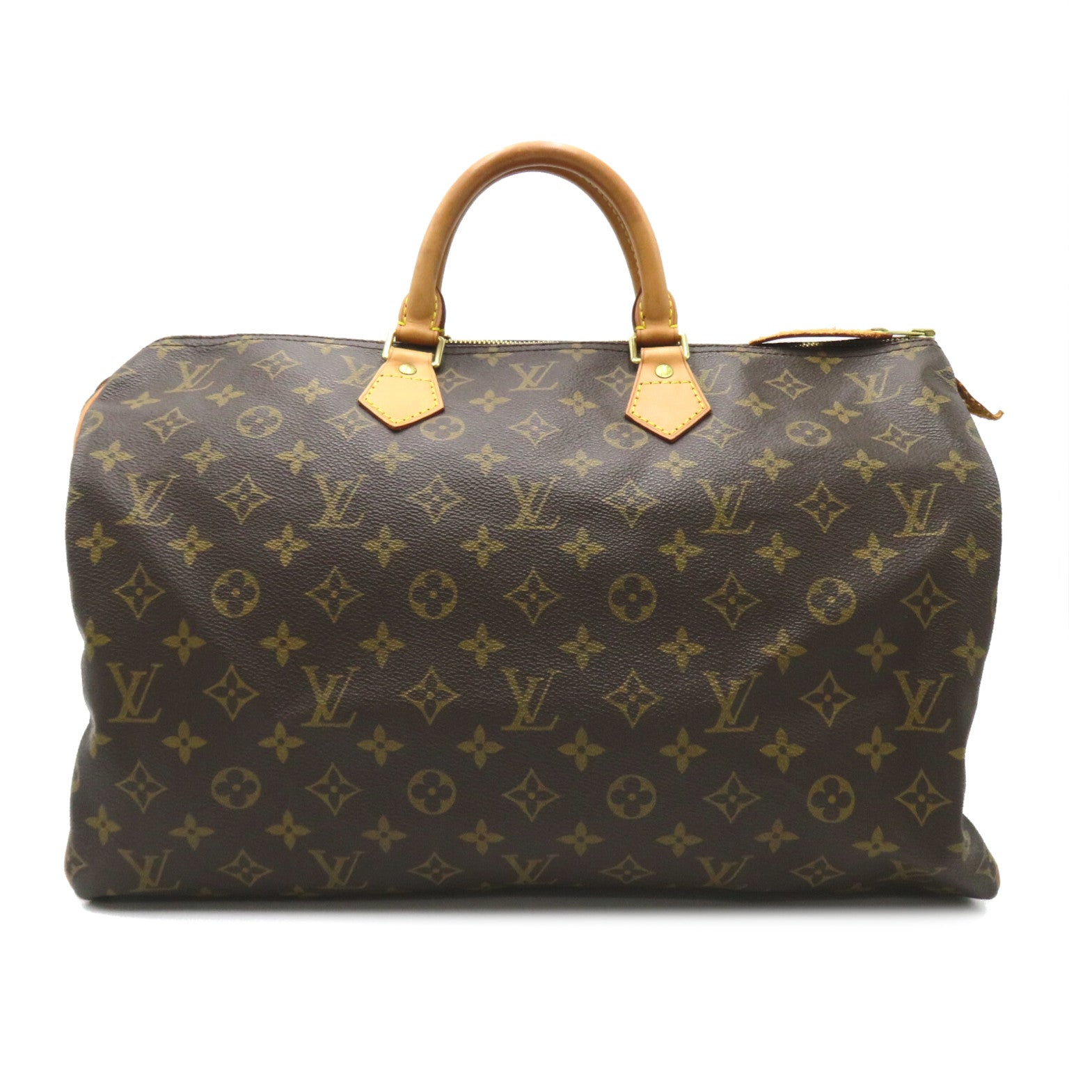 Louis Vuitton Speedy 40 Canvas Handbag M41522 in Very Good Condition