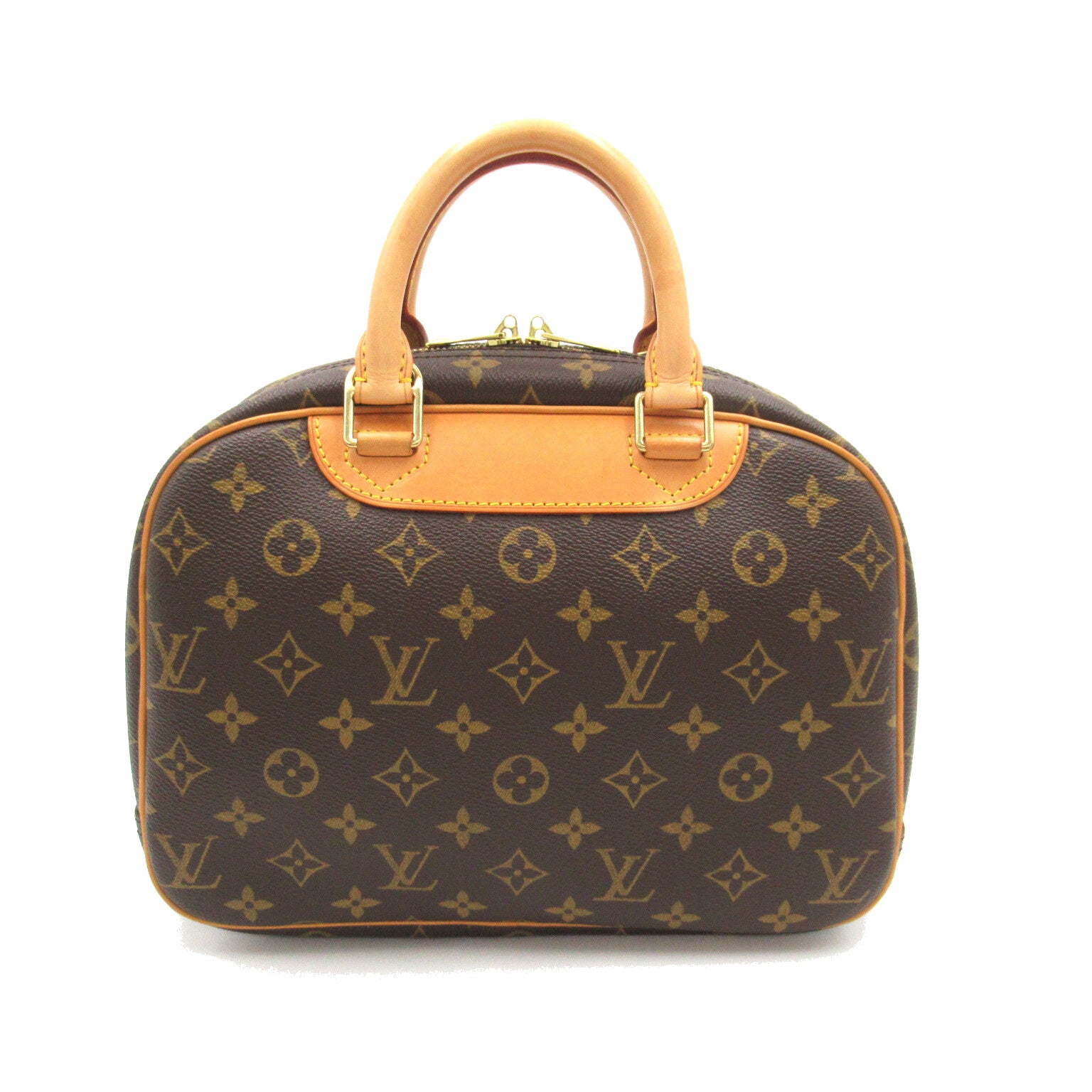 Louis Vuitton Trouville Canvas Handbag M42228 in Great Condition